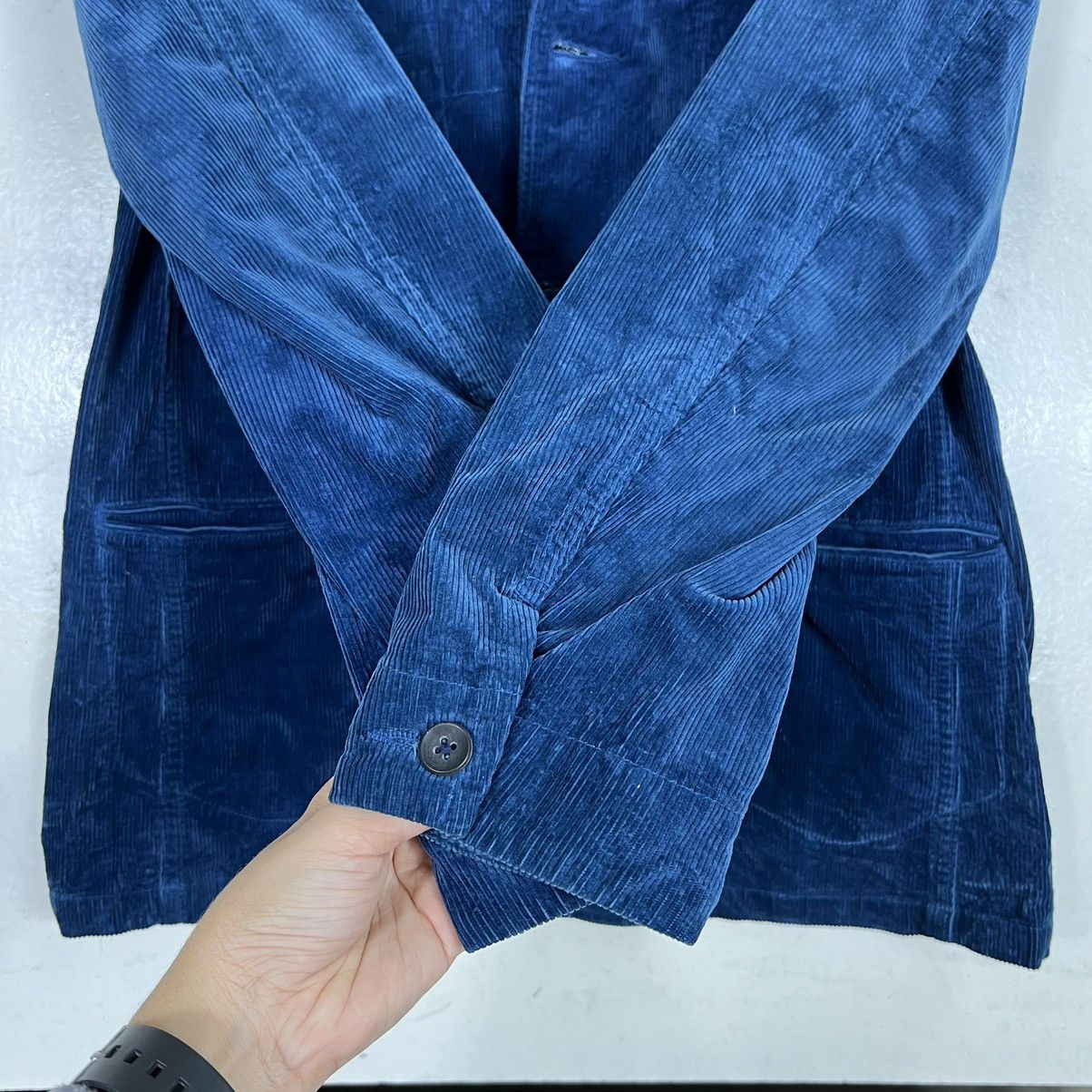 KURO KURO CORDUROY MODERN INDIGO JACKET MADE IN JAPAN Size US S / EU 44-46 / 1 - 13 Thumbnail
