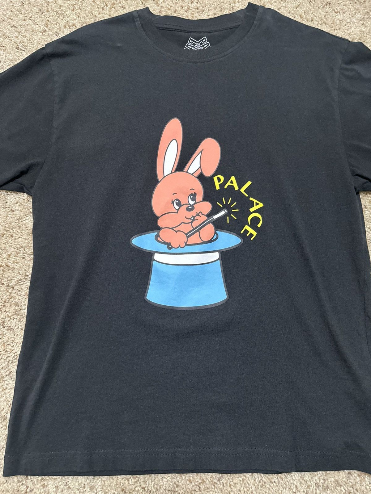 Palace PALACE BUNNY T-SHIRT BLACK SIZE MEDIUM Size US M / EU 48-50 / 2 - 4 Thumbnail