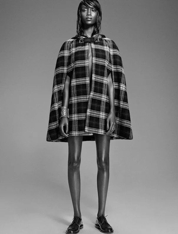 Saint Laurent Paris Saint Laurent by Hedi Slimane F/W 2014 Runway Pure Wool Cape Size S / US 4 / IT 40 - 4 Thumbnail