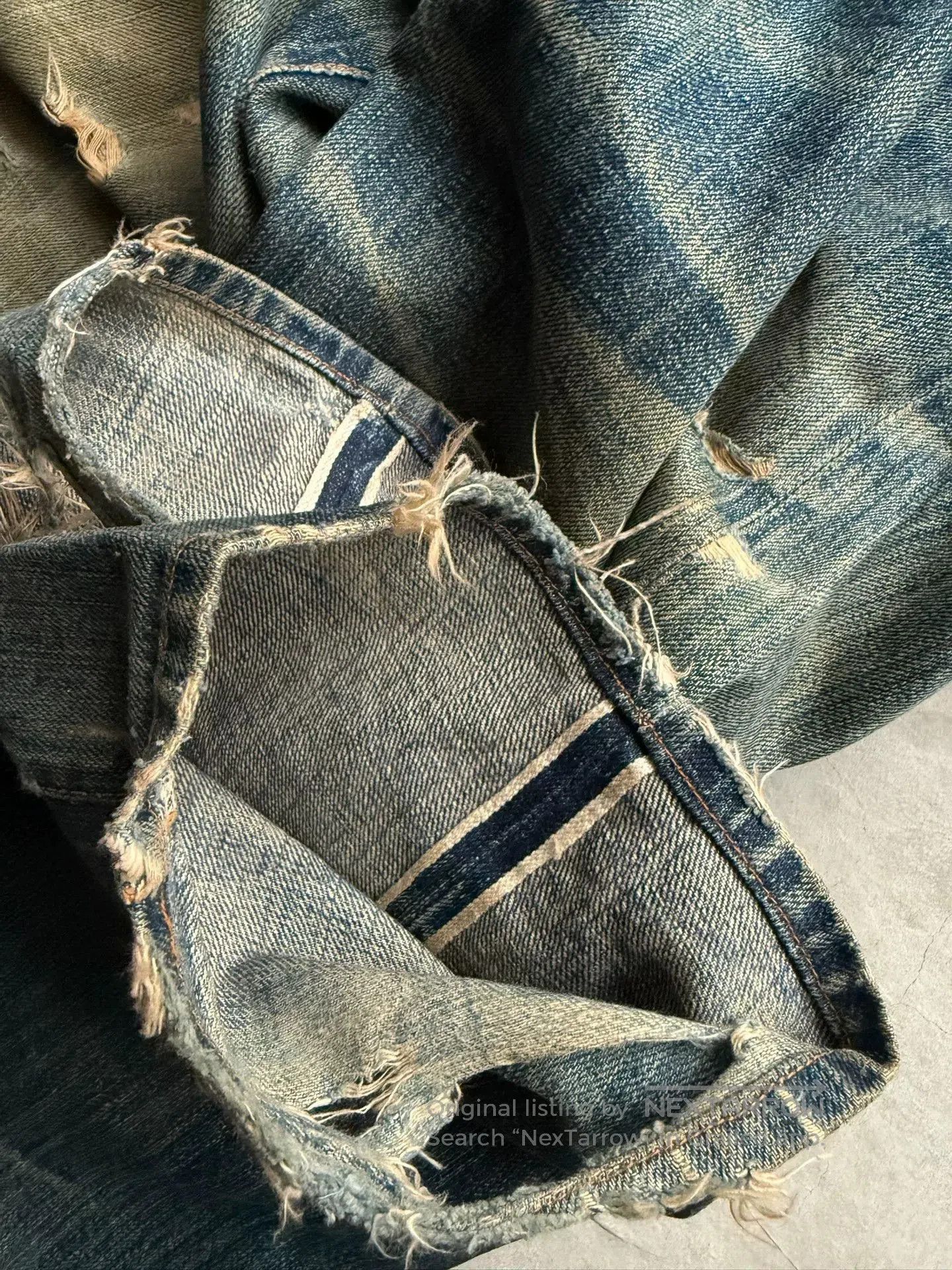 Vintage Vintage 90s RetroCraft Distressed Straight Jeans. Size US 30 / EU 46 - 6 Thumbnail