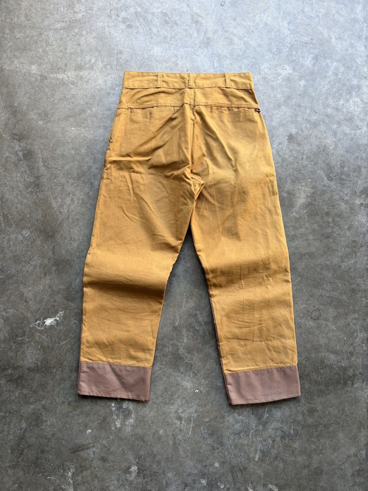 Redhead Vintage RedHead Pebbled Leather Hunting Canvas Pants Size US 32 / EU 48 - 5 Thumbnail