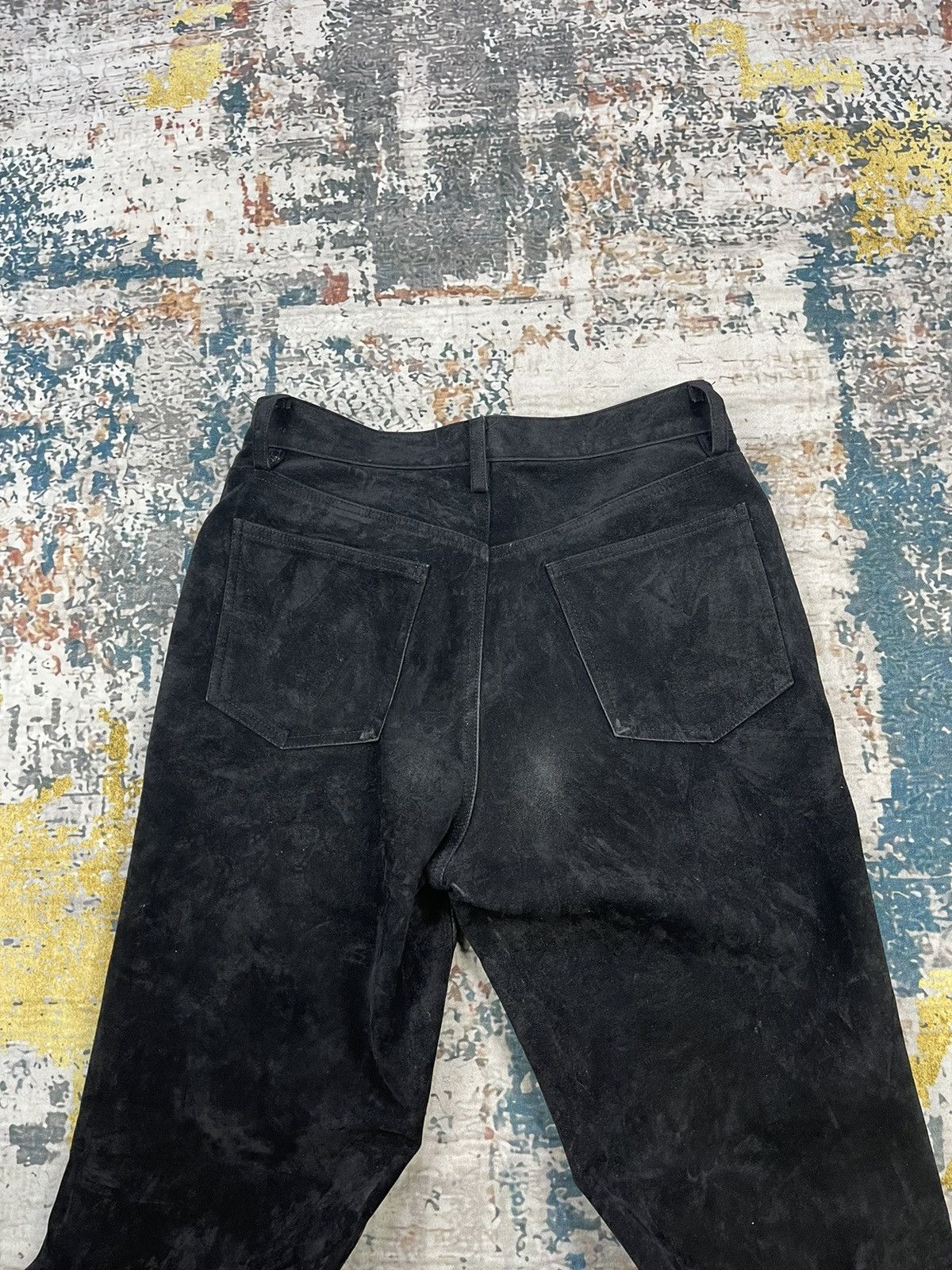 Blue Blue Japan Blue Way Company Black Suede Pants Size US 30 / EU 46 - 5 Thumbnail