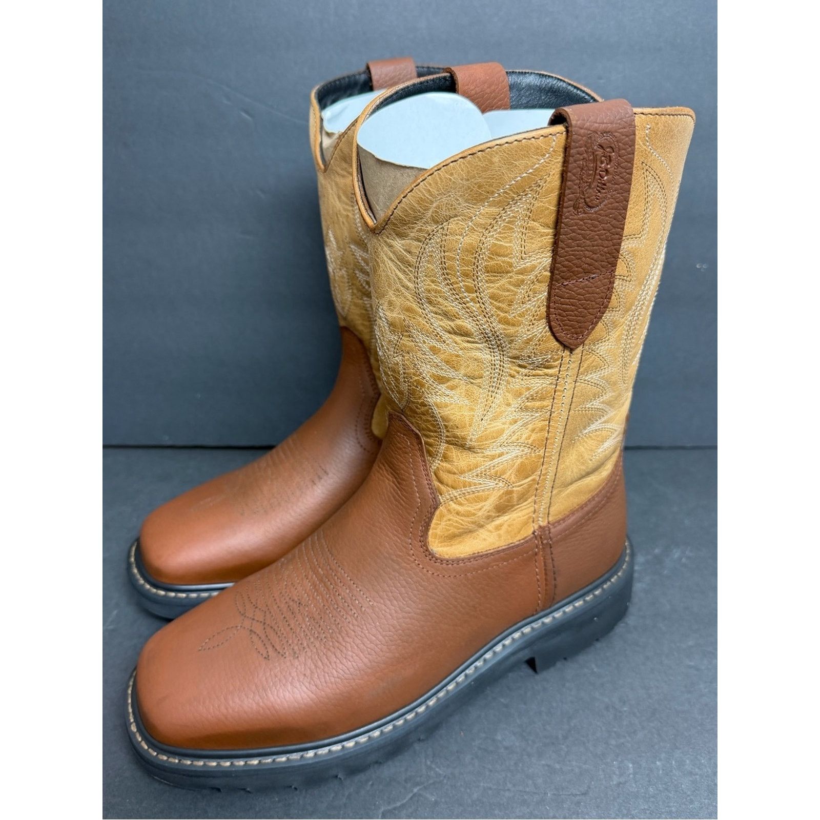 Other JB Dillon Men Reserve Leather Boots Oak Honey Toe SIZE 9 EW Size US 9 / EU 42 - 1 Thumbnail