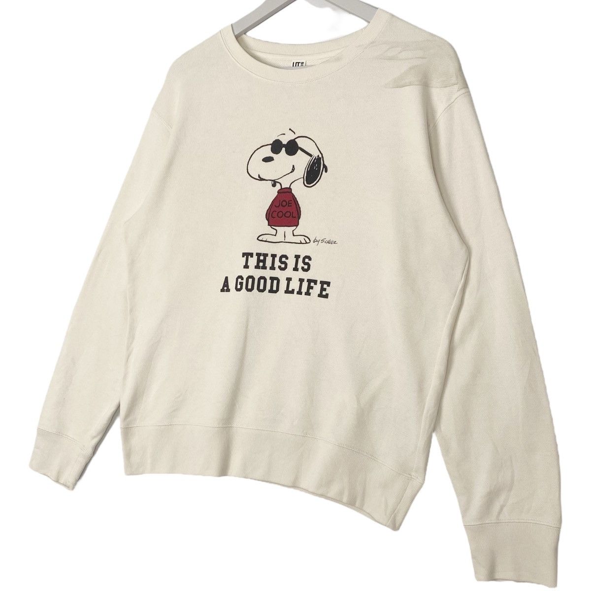 Vintage Vintage Peanuts Printed Crewneck Sweatshirt White Size M Size US M / EU 48-50 / 2 - 2 Thumbnail