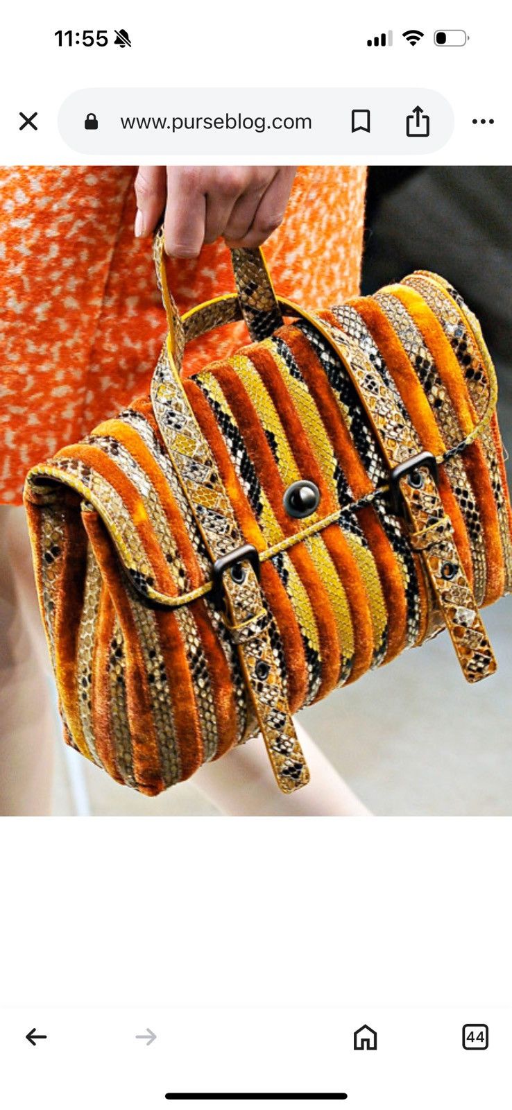 Bottega Veneta Bottega Veneta Fall 2011 Exotic Runway Handbag Size ONE SIZE - 2 Thumbnail