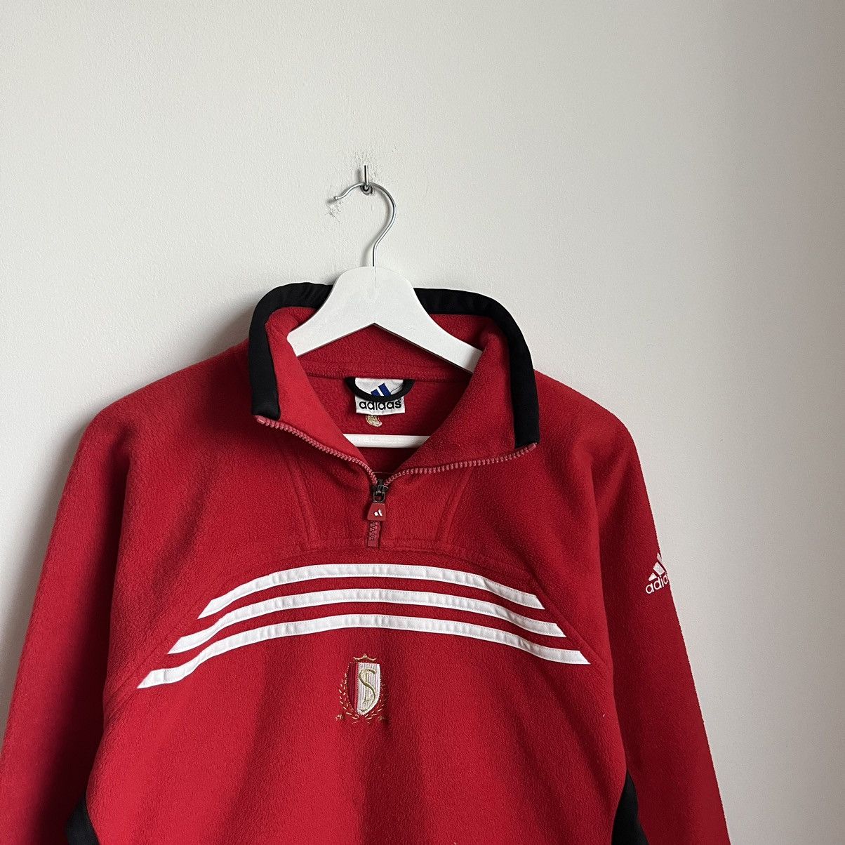 Adidas Vintage Adidas FC Standard 90s Fleece Jacket Size US S / EU 44-46 / 1 - 2 Thumbnail