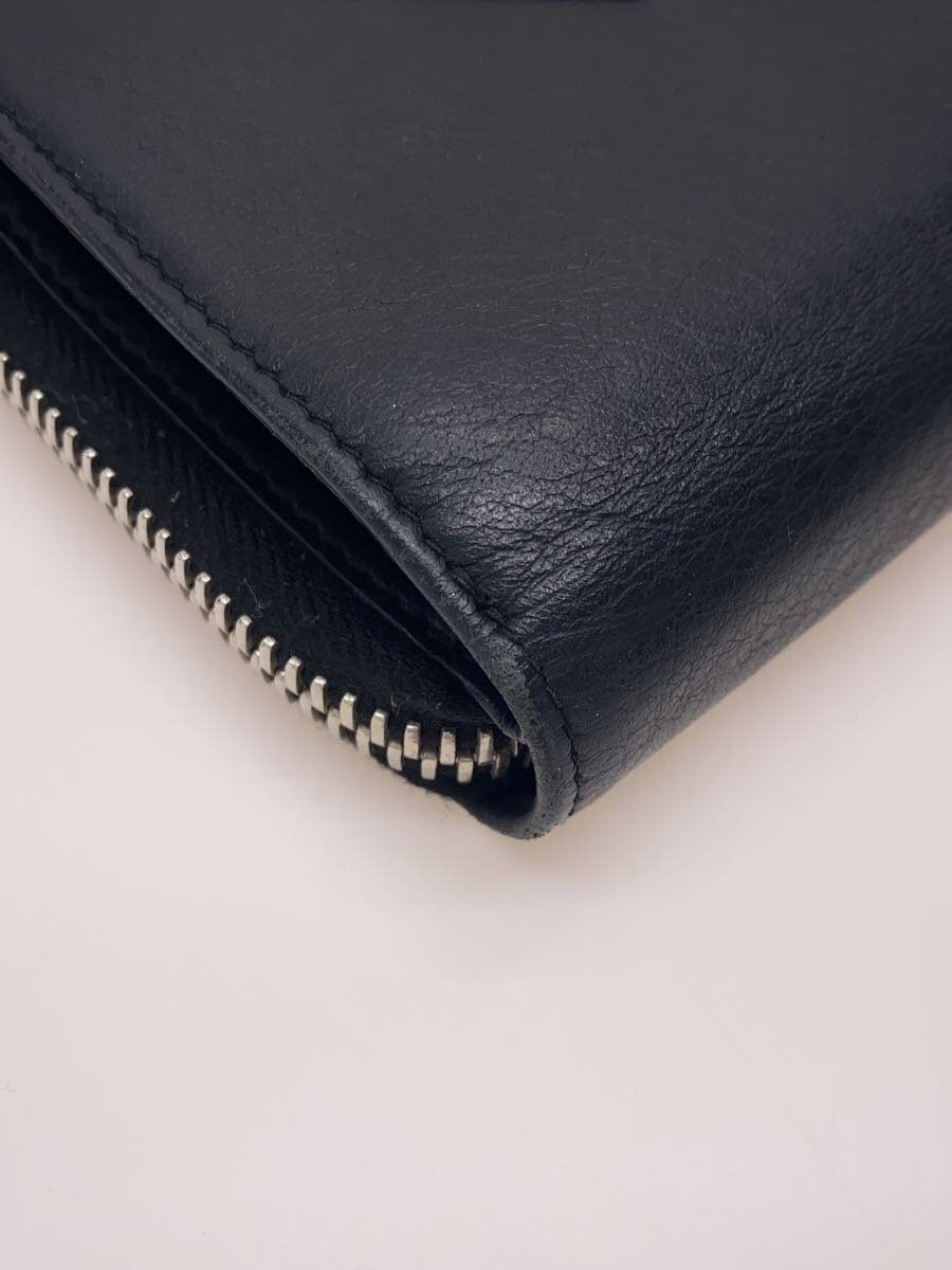 Balenciaga Balenciaga Leather Bi-Fold Wallet Black Size ONE SIZE - 8 Thumbnail