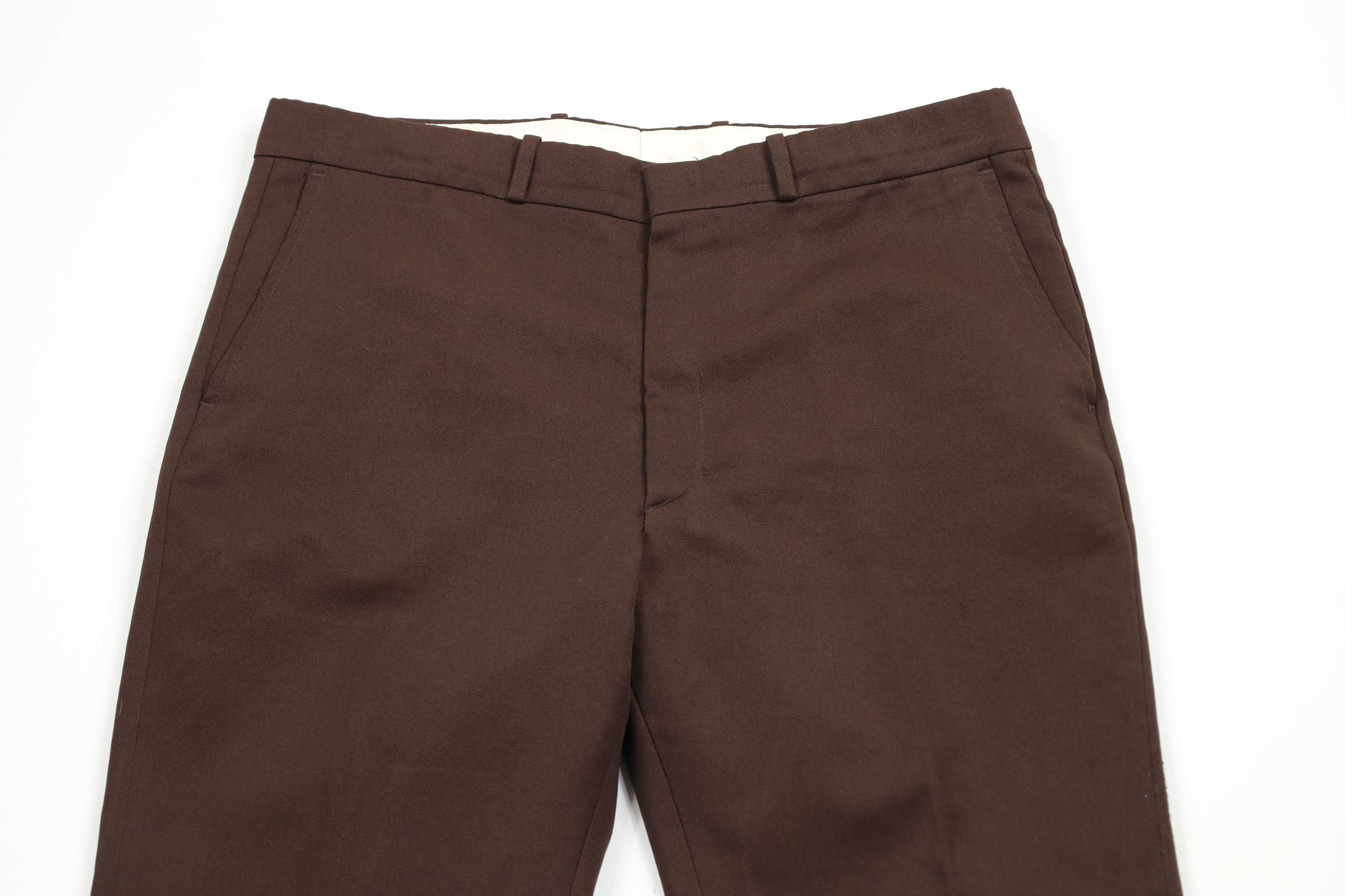 Vintage Vintage 70s Streetwear Wide Leg Bell Bottoms Pants Brown USA Size US 36 / EU 52 - 2 Thumbnail