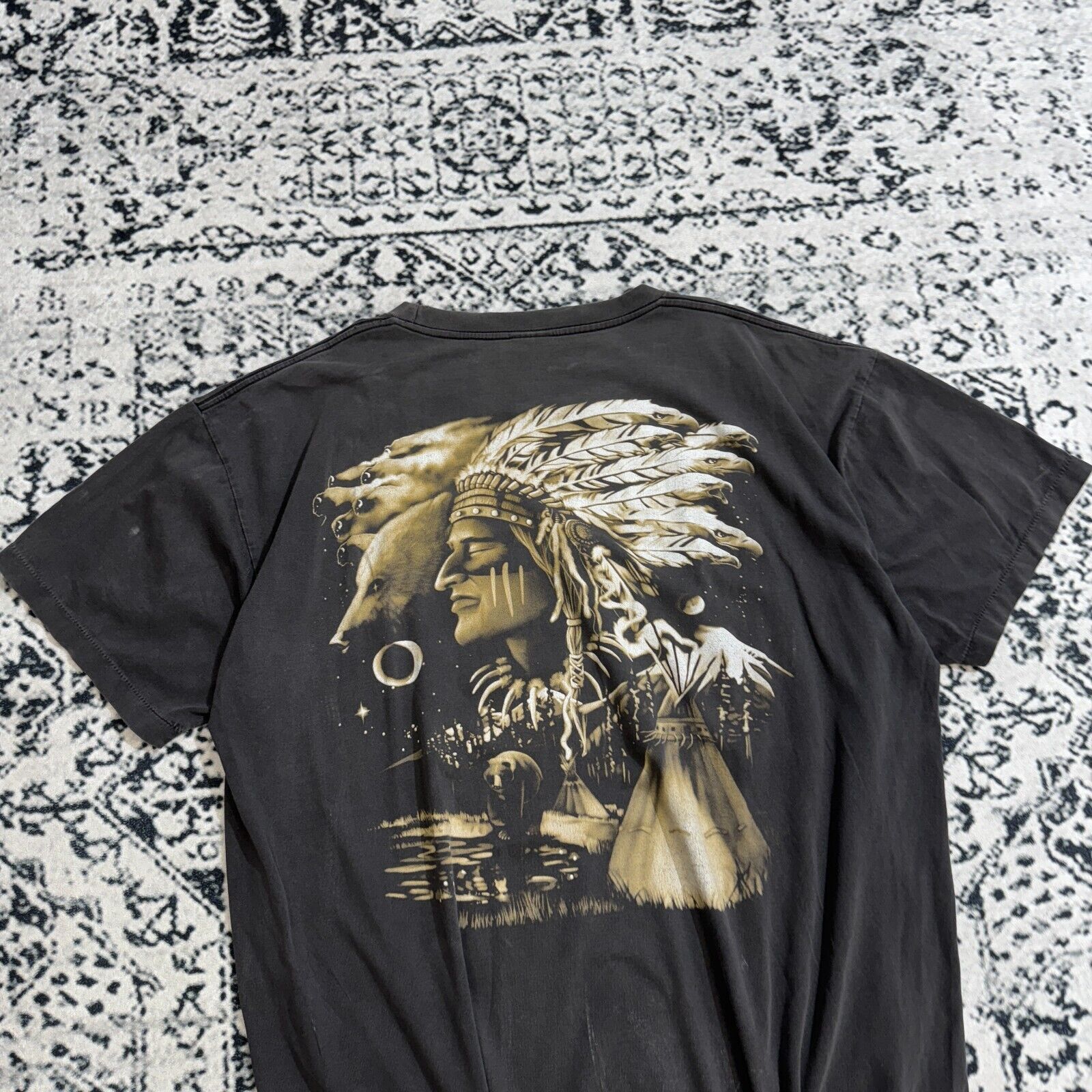 Vintage Vintage Unisex Gray Cotton T-Shirt Size XL Y2k 90s Archive Size US XL / EU 56 / 4 - 12 Thumbnail