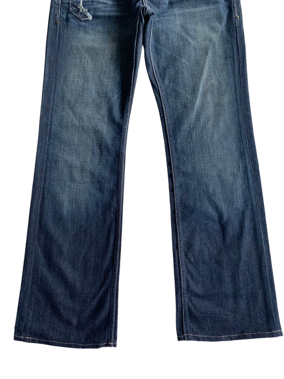 If Six Was Nine × Japanese Brand × Jean FLARE JEANS Taverniti so Jeans Punk Style Denim☠️🎌 Size US 33 - 7 Thumbnail