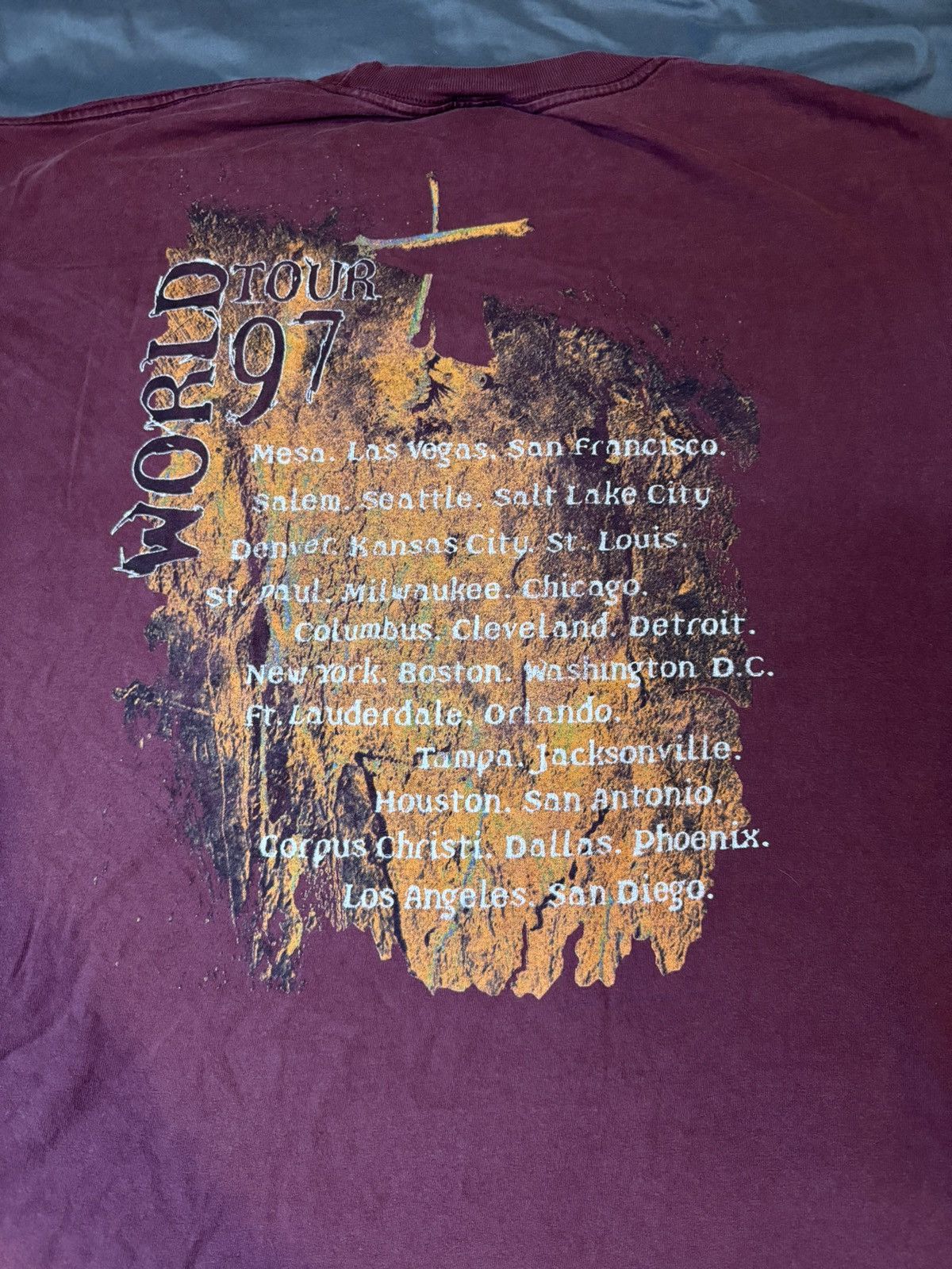 Band Tees × Vintage Vintage Megadeath 1997 grail tour/band tee Size US XL / EU 56 / 4 - 4 Thumbnail