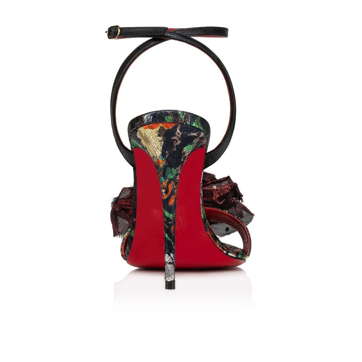 Christian Louboutin o1s1wg110924 Flora Queen Heeled in Black Size US 6 / IT 36 - 3 Thumbnail