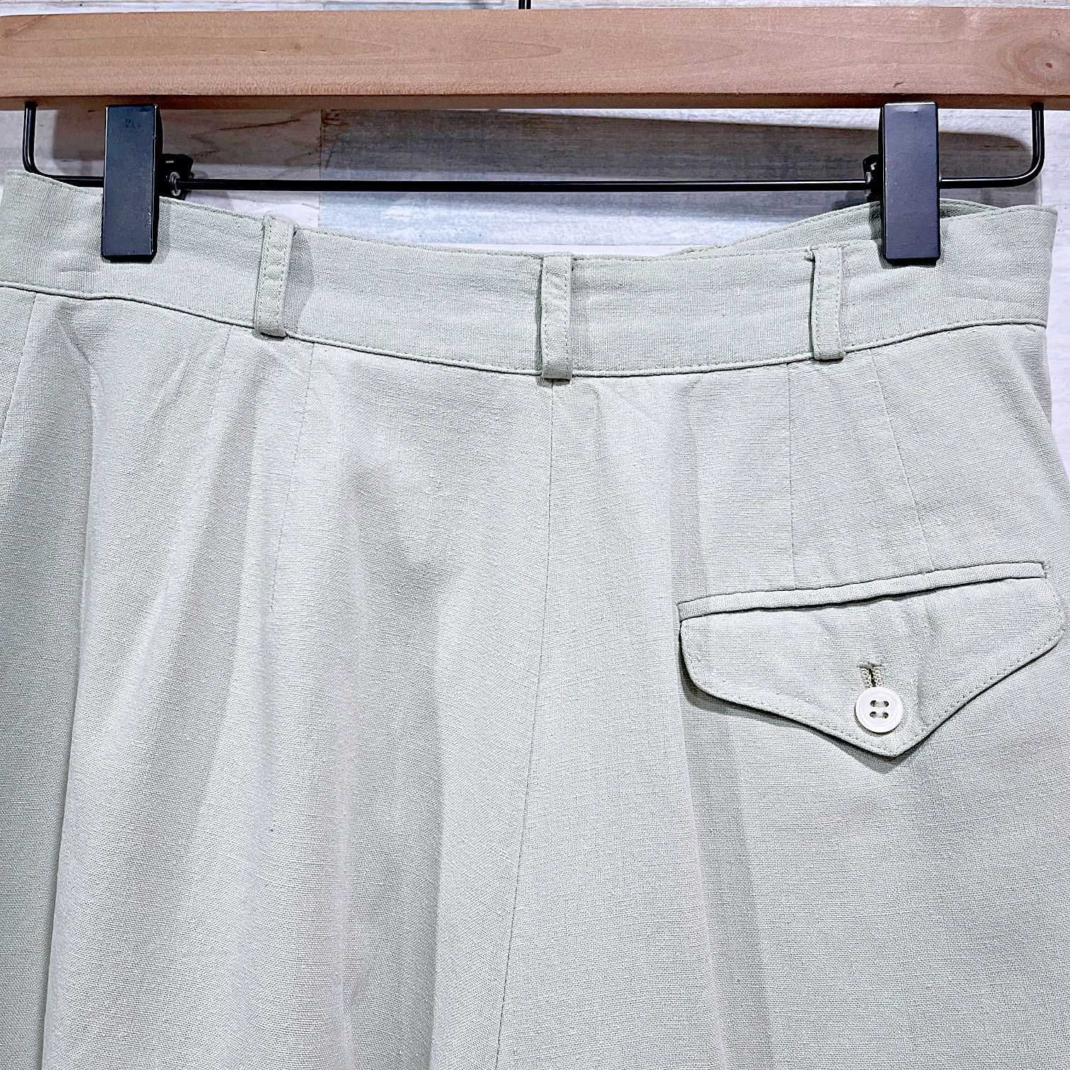 Liz Claiborne Liz Claiborne Vintage Silk Longline Shorts Green Womens 8P Size 30" / US 8 / IT 44 - 5 Thumbnail