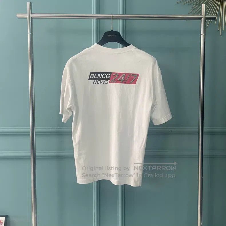 Balenciaga Balenciaga Printed logo short-sleeved T-shirt Size US XS / EU 42 / 0 - 2 Thumbnail