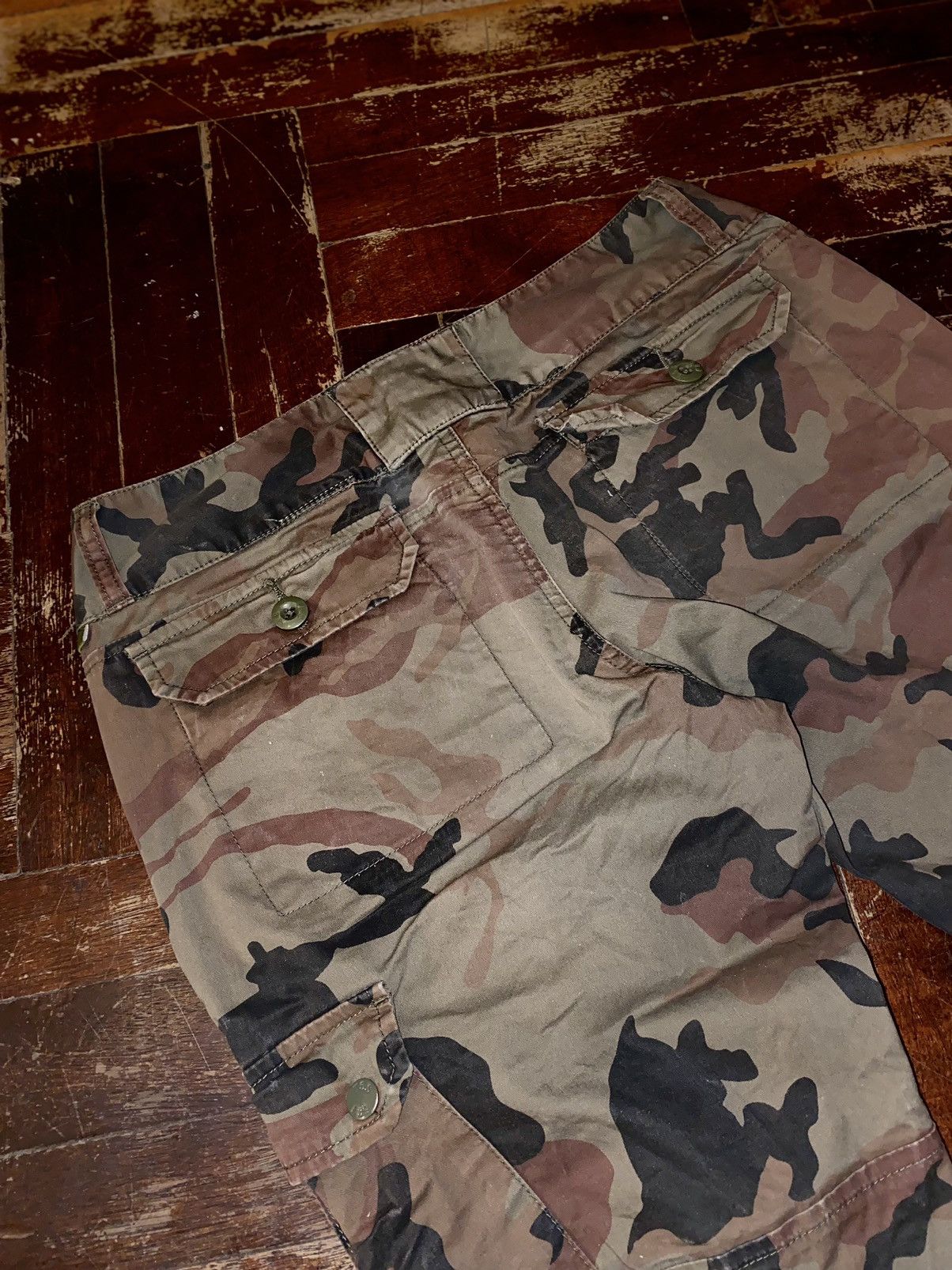 Japanese Brand × Vintage vintage y2k camo ski pants streetwear multi pocket 90s Size 28" / US 6 / IT 42 - 7 Thumbnail