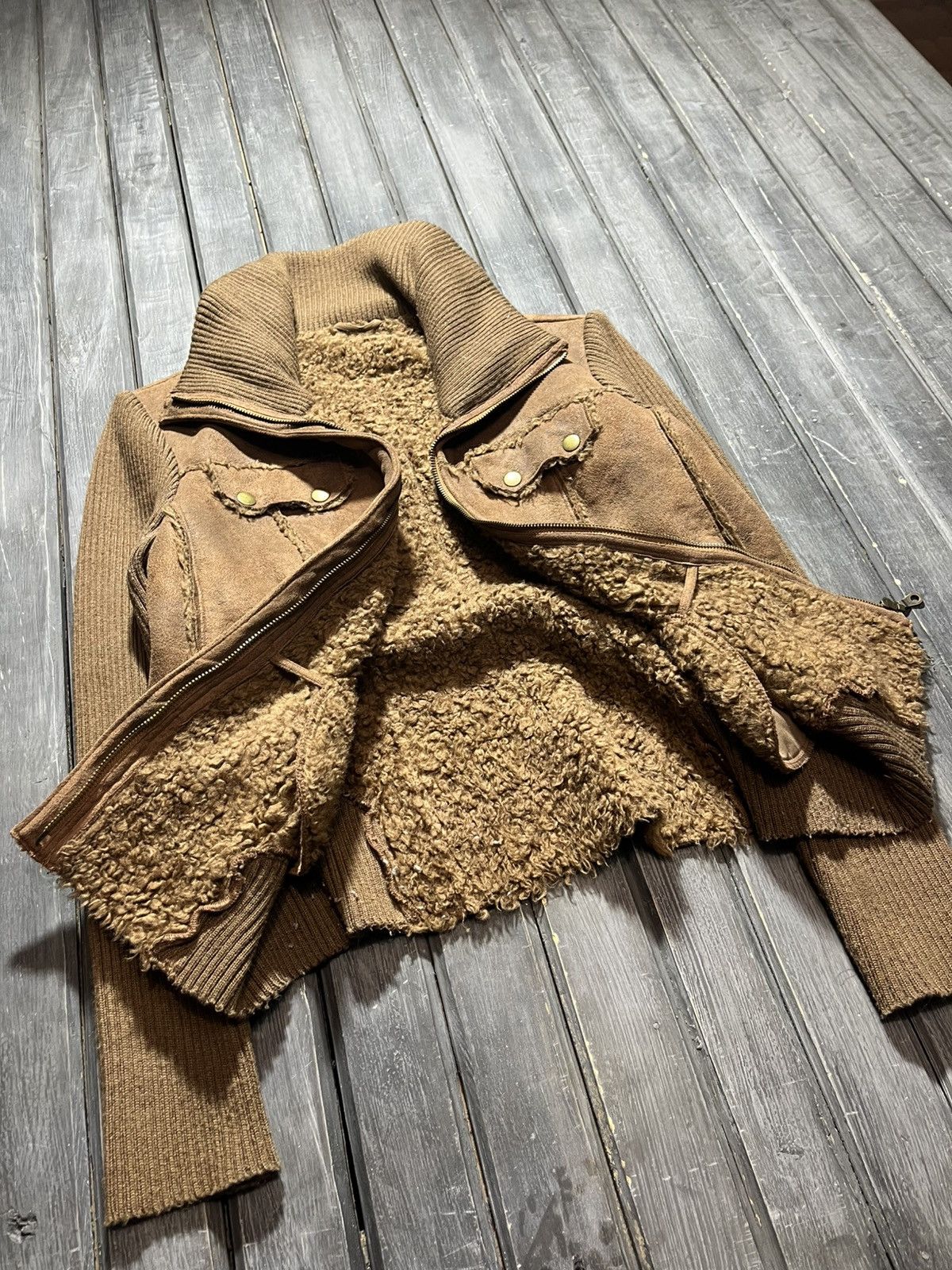 Japanese Brand Vintage Issey Miyake Pleats Please Style Sweater Fur Zip 90s Size M / US 6-8 / IT 42-44 - 5 Thumbnail