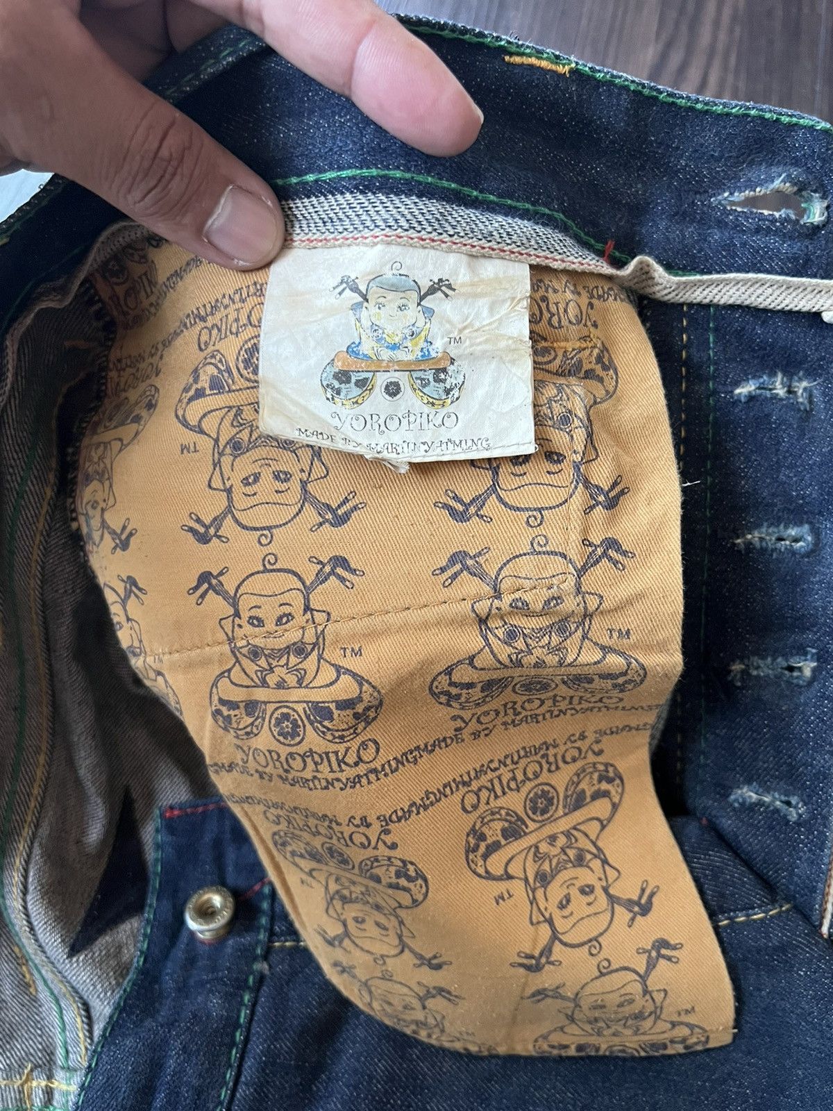RMC Jeans 🔥 Archieves YOROPIKO MARTIN YATMING RMC DRAGON EMBROIDED Size US 38 / EU 54 - 12 Thumbnail