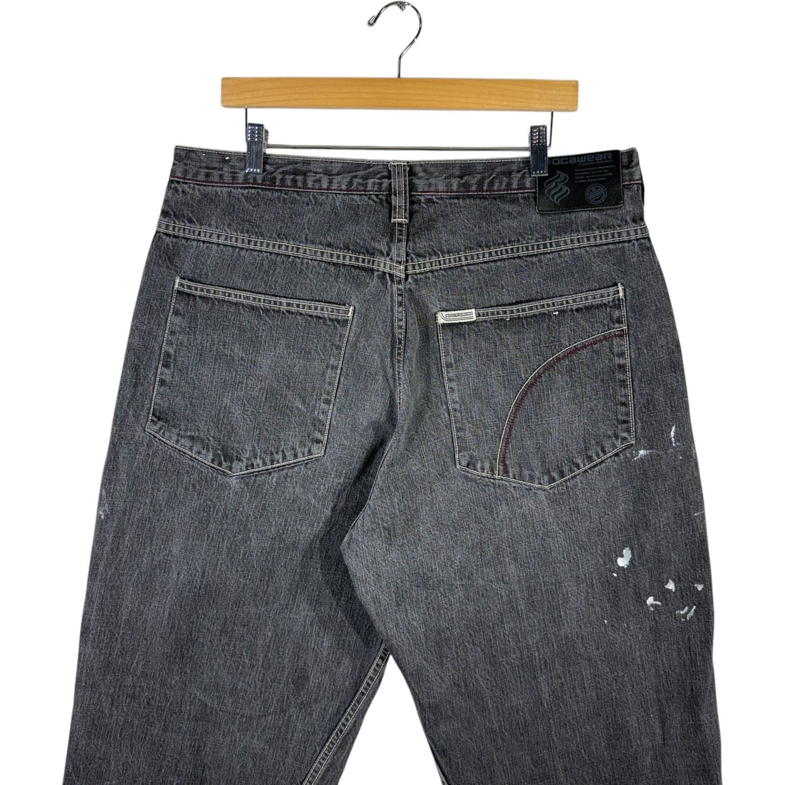 Vintage Vintage Rocawear Straight Leg Denim Jeans 38 x 34 Size US 38 / EU 54 - 6 Thumbnail