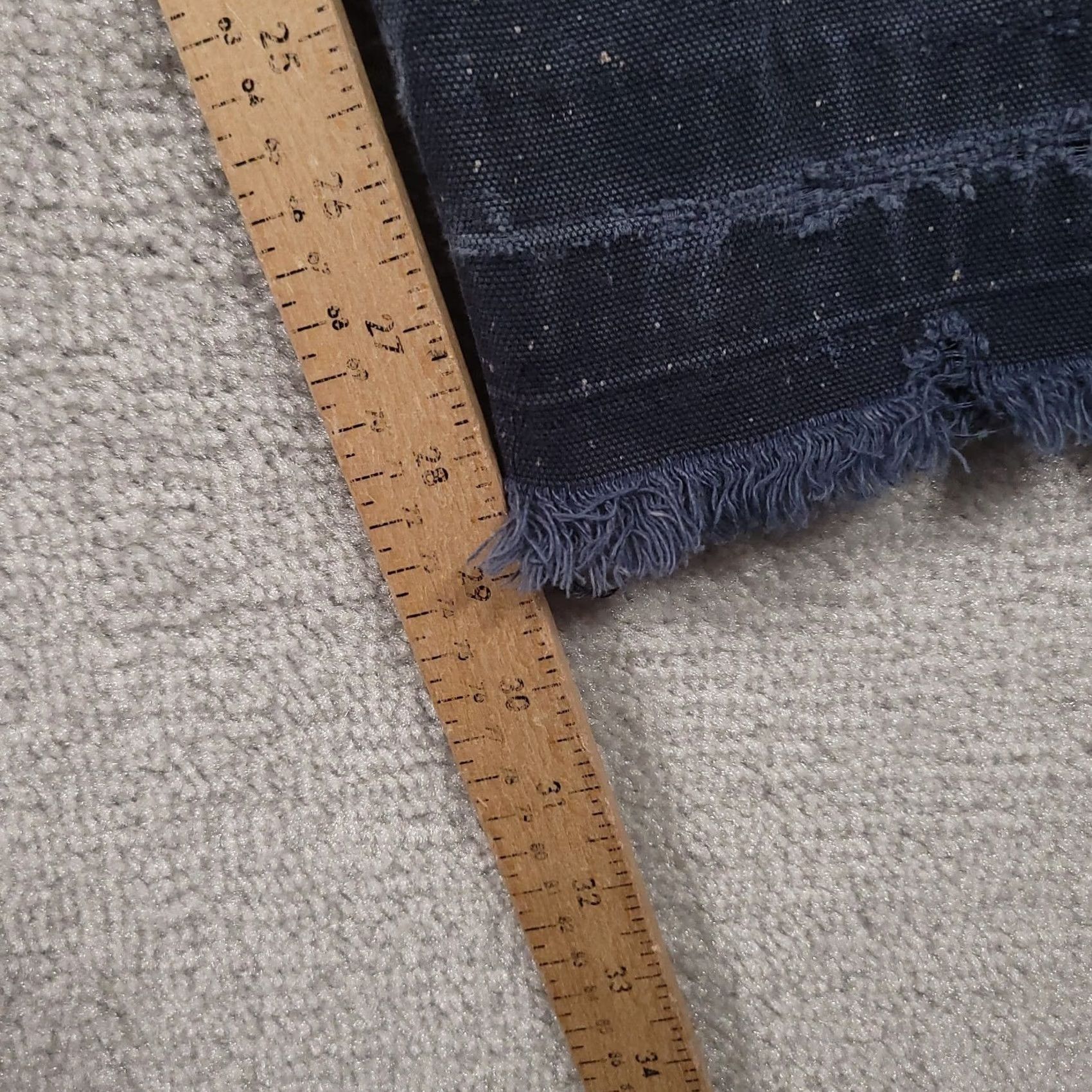 CO Duluth Trading Co Mens Pants Navy Canvas Torn Ripped Stained Flawed Grunge 38x30 Size US 38 / EU 54 - 6 Thumbnail