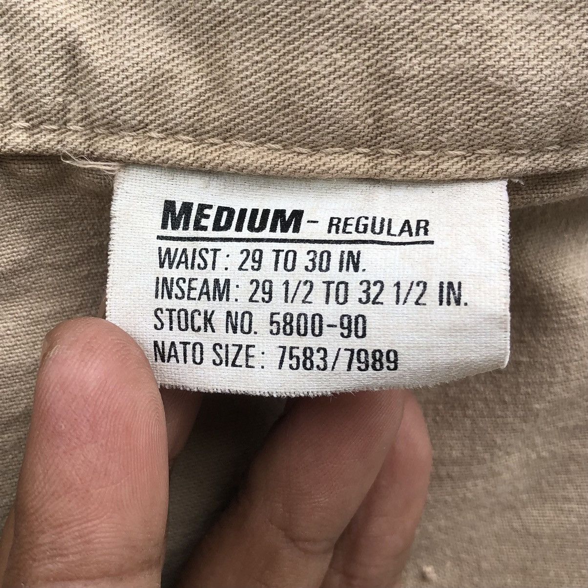 Schott Vintage Schott Tactical Utility Military Cargo Pants Fatigue Size US 29 - 16 Thumbnail