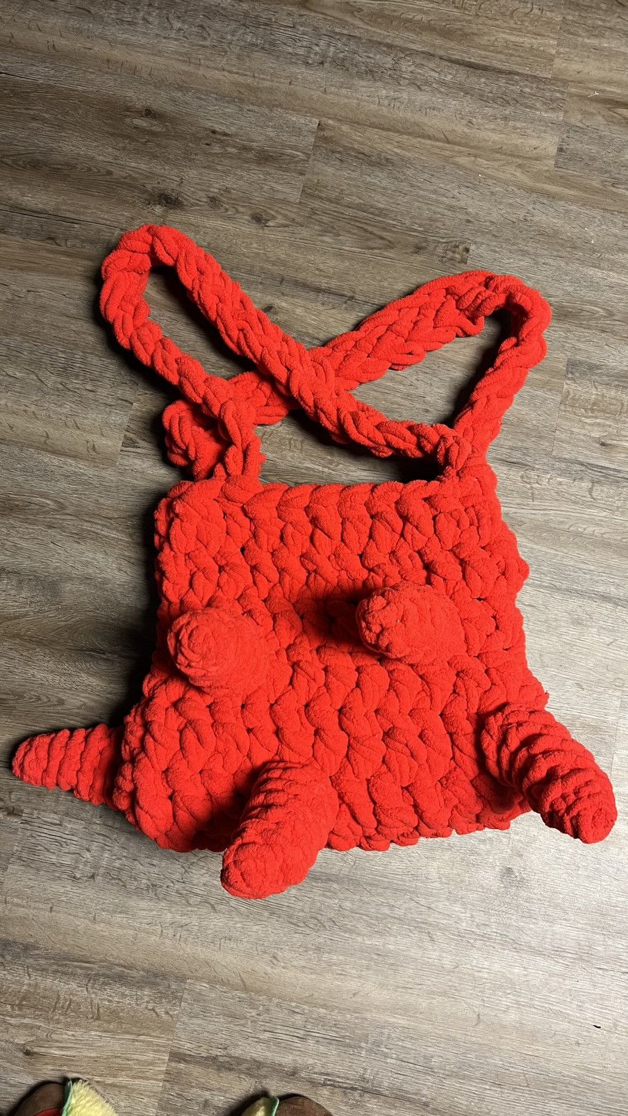 Handmade × Other Red Spike Tote bag Size ONE SIZE - 1 Thumbnail