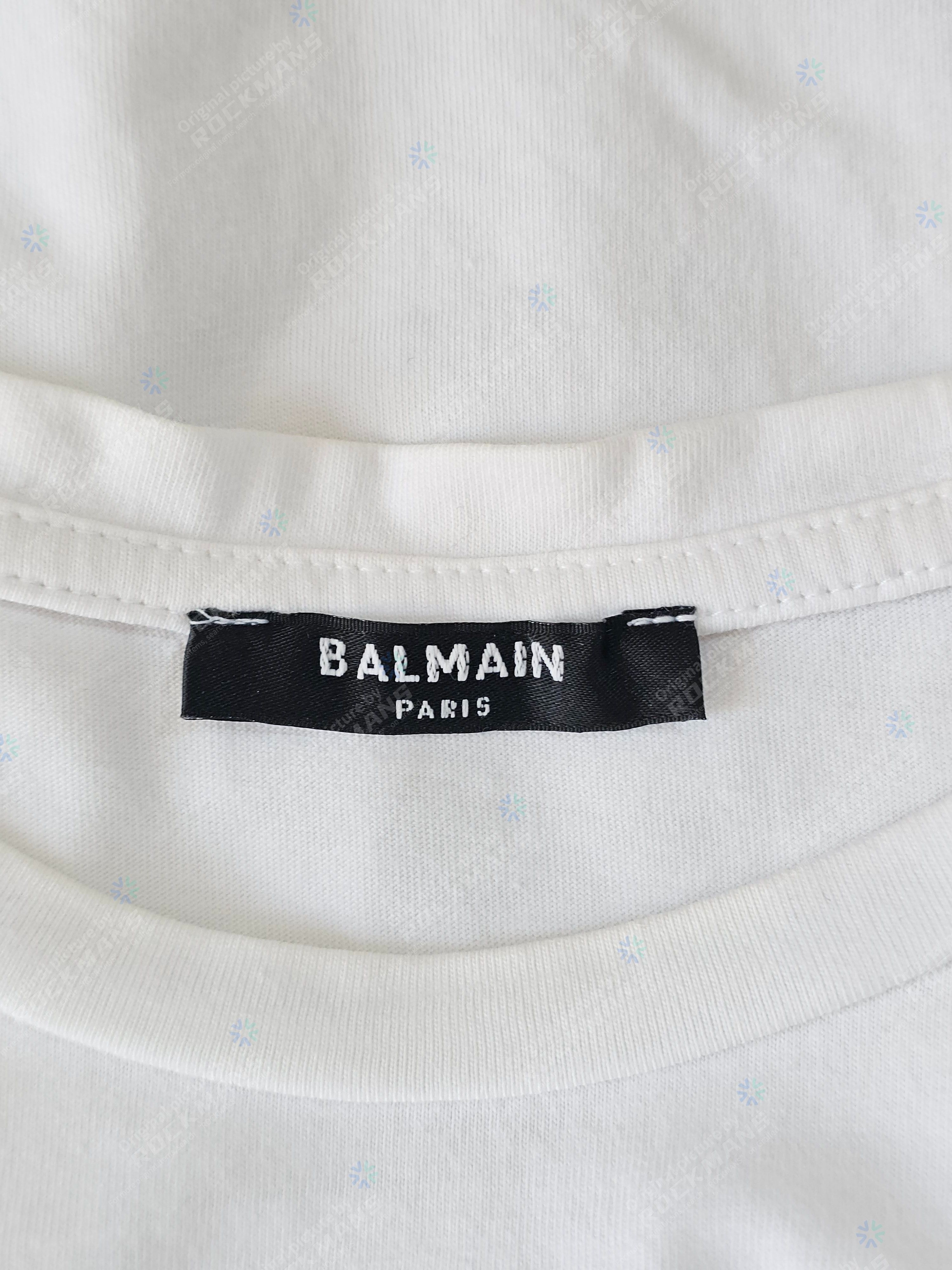 Balmain BALMAIN Men's Printed Cotton T shirts Size S Size US S / EU 44-46 / 1 - 5 Thumbnail
