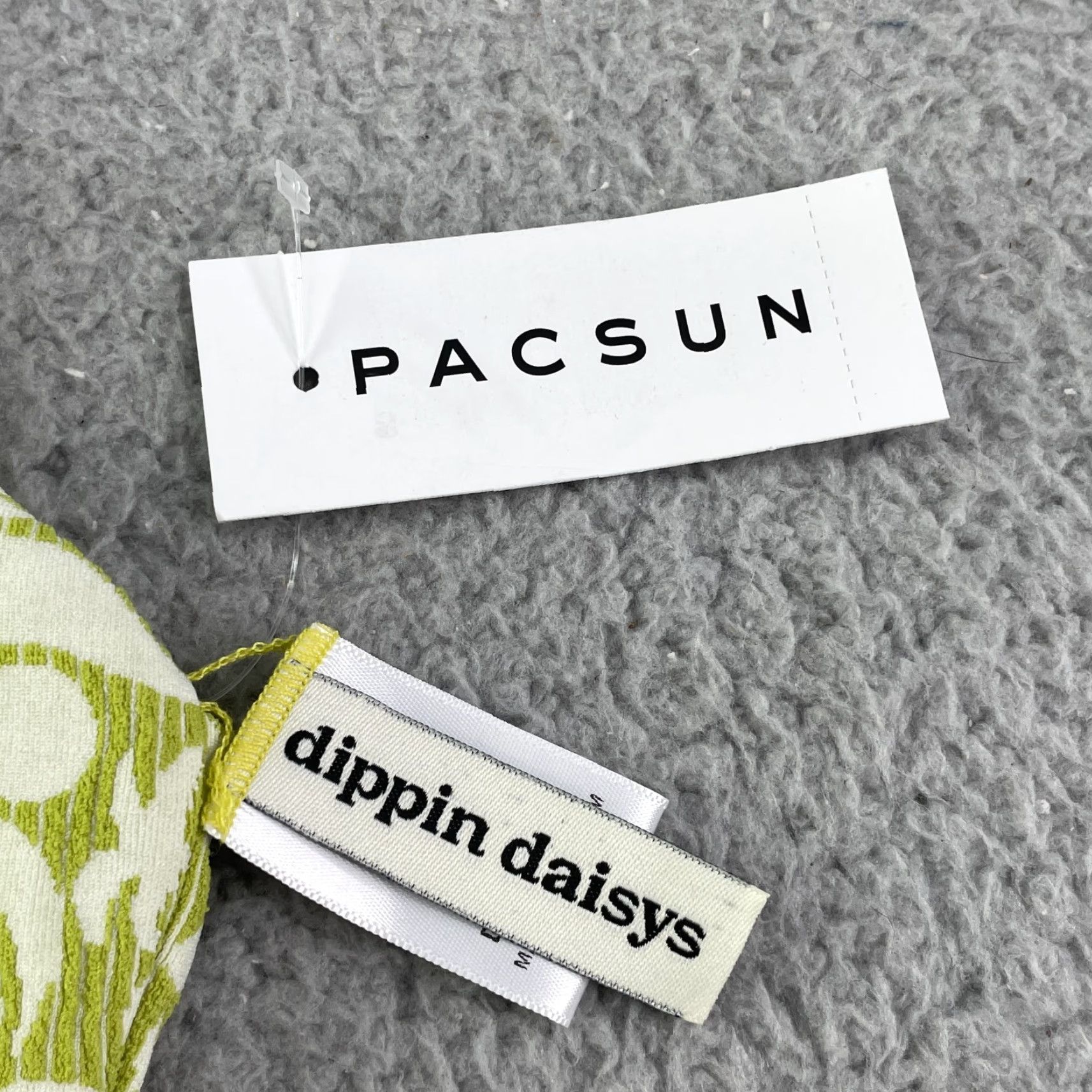 Pacsun Pacsun Top Bra Women's Medium Green Paisley Dippin Daisys Bathing Suit Sport Bralette Lace Underwired Padded Vintage No Size M / US 6-8 / IT 42-44 - 3 Thumbnail