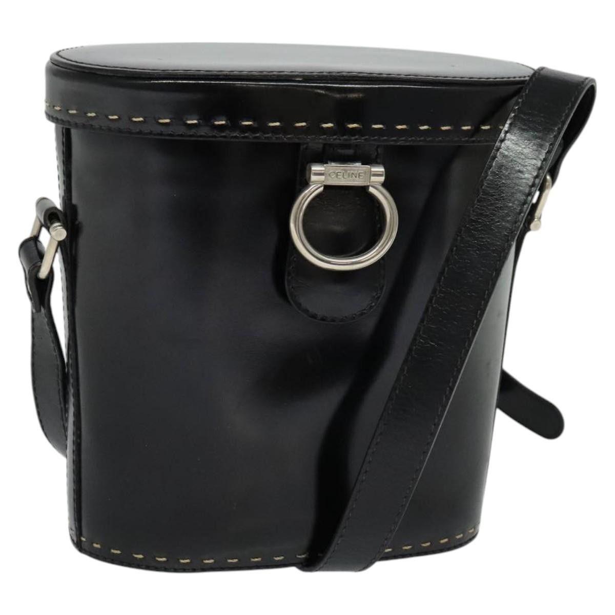 Celine CELINE Shoulder Bag Patent Leather Black Size ONE SIZE - 1 Thumbnail