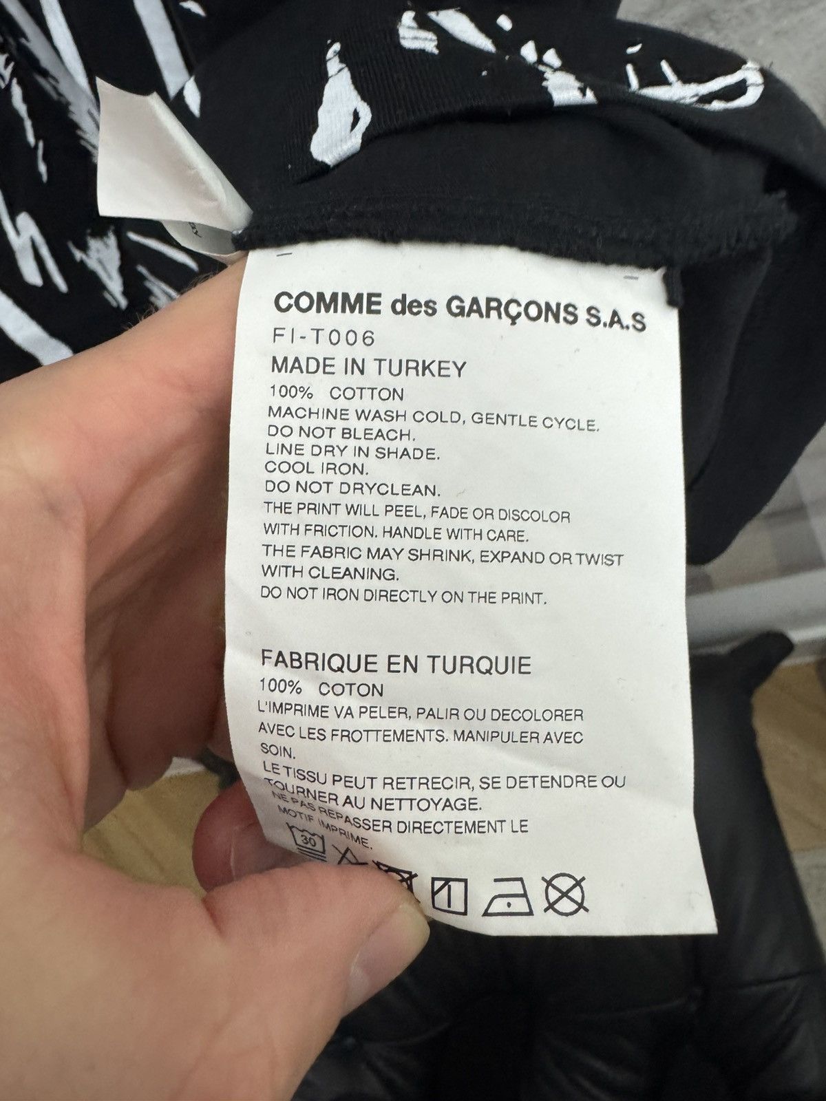 Comme des Garcons Oversize Comme des Garcons Shirt x Christian Marclay Splat Size US XL / EU 56 / 4 - 5 Thumbnail