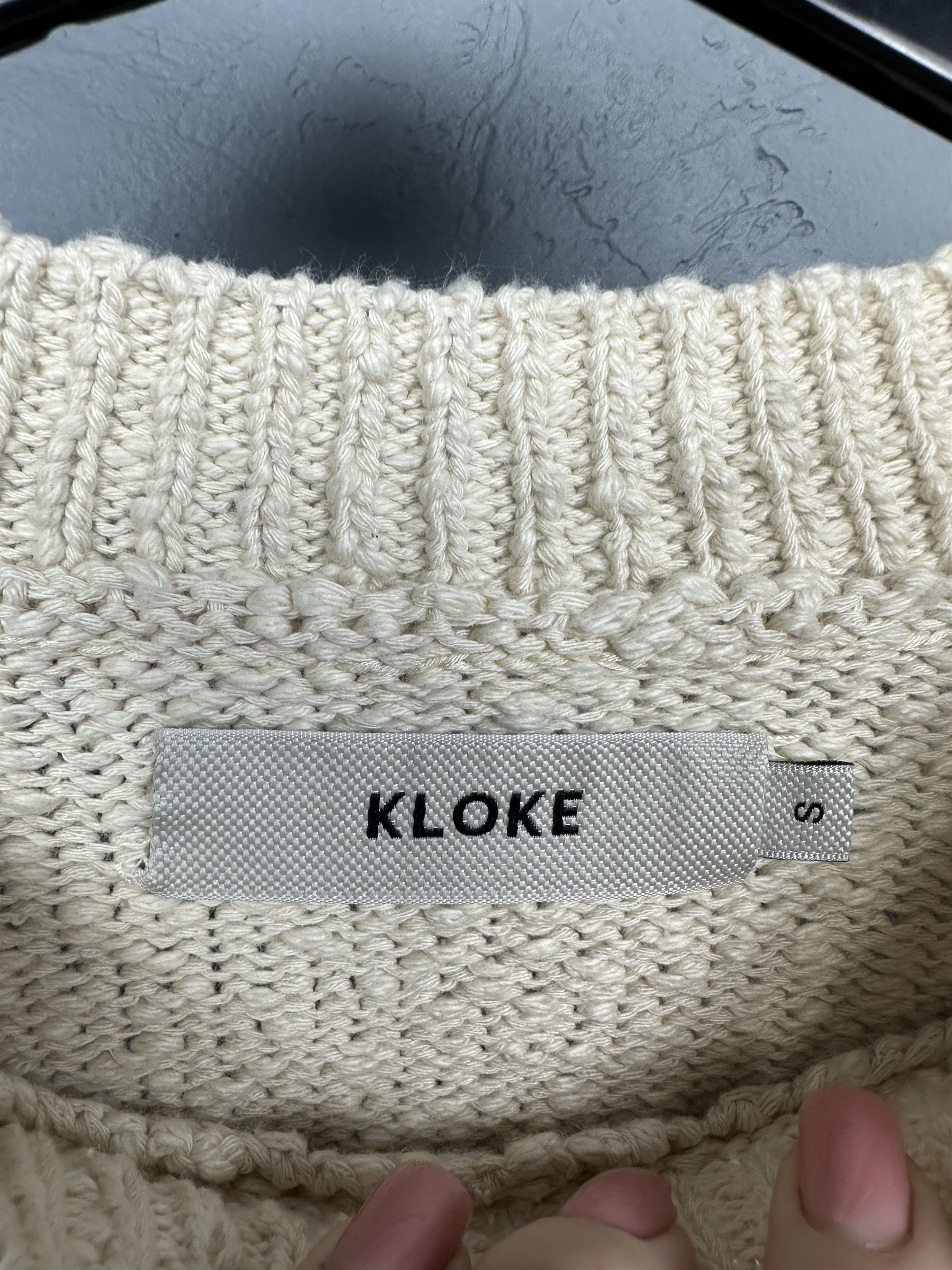 KLOKE Kloke Womens Knit Crew Neck Oversized Sweater Size S / US 4 / IT 40 - 3 Thumbnail