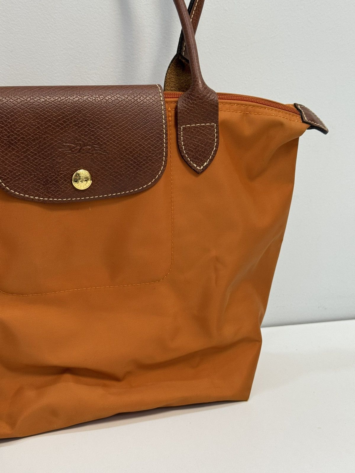 Longchamp Vintage Longchamp women's orange Bag Size ONE SIZE - 4 Thumbnail