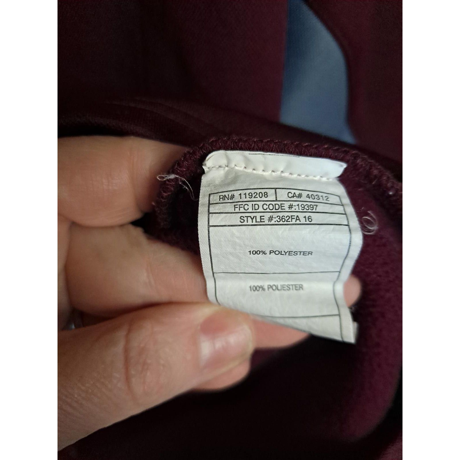 Adidas Adidas Maroon and Gray Sweatshirt with AS Logo in Middle Siz Size US XL / EU 56 / 4 - 6 Thumbnail