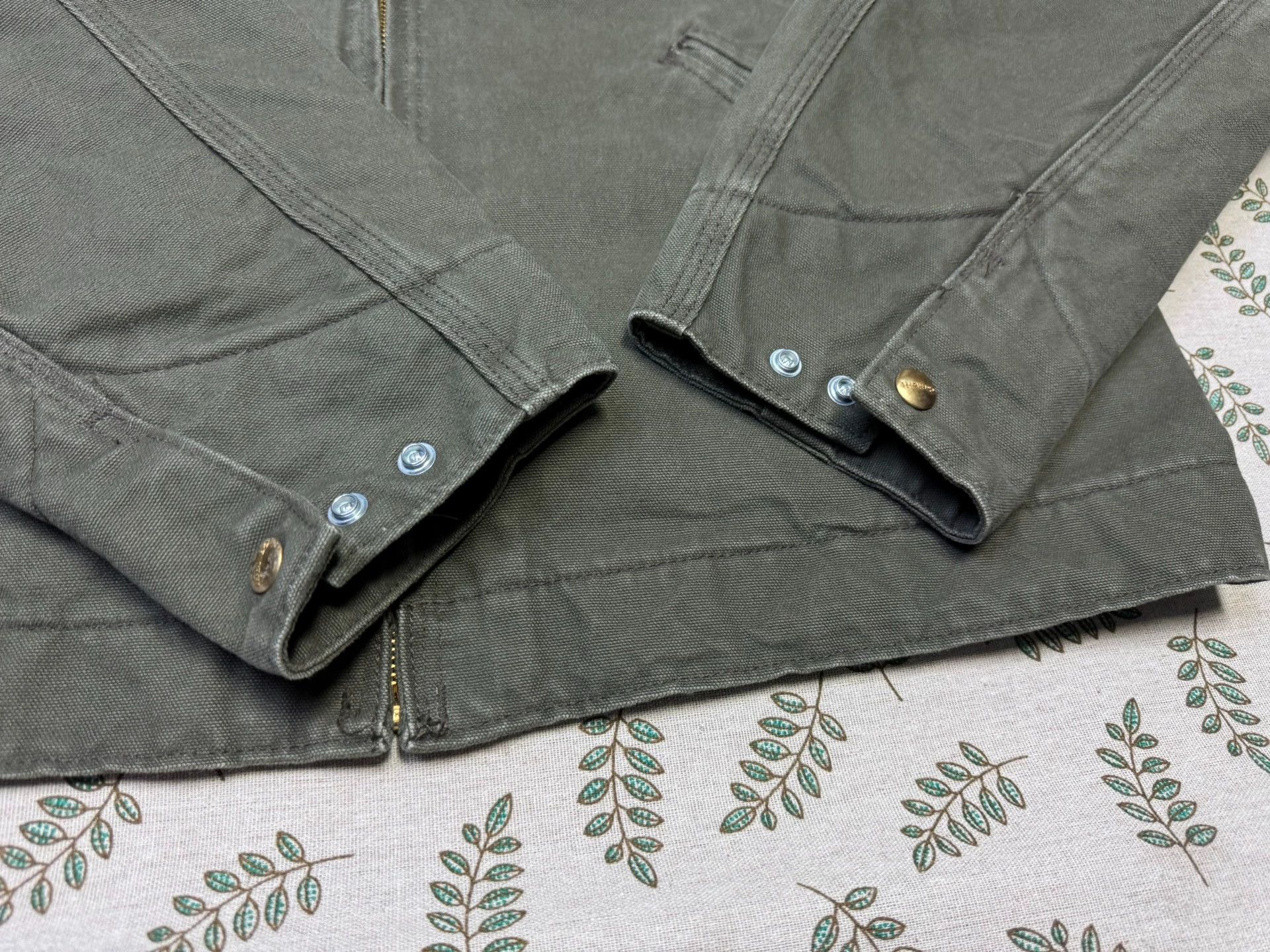 Carhartt Vintage Carhartt J97 Army Green L-Tall Jacket Size US L / EU 52-54 / 3 - 3 Thumbnail