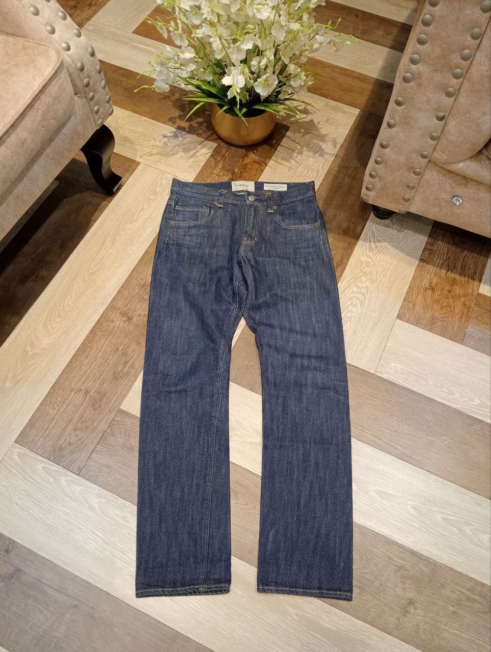 YAECA YAECA JAPAN 7-13W EXCLUSIVE FABRIC INDIGO DENIM PANTS Size US 29 - 1 Thumbnail