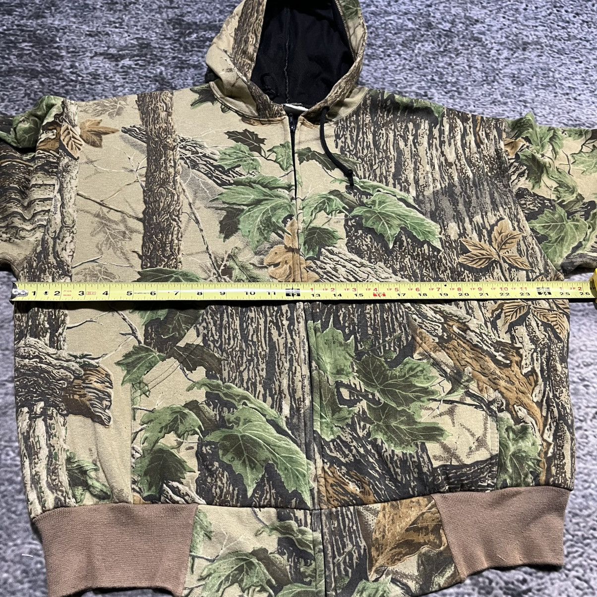 Realtree VINTAGE 90s REALTREE CAMO GRUNGE SKATER ZIP UP HOODIE XL Size US XL / EU 56 / 4 - 7 Thumbnail