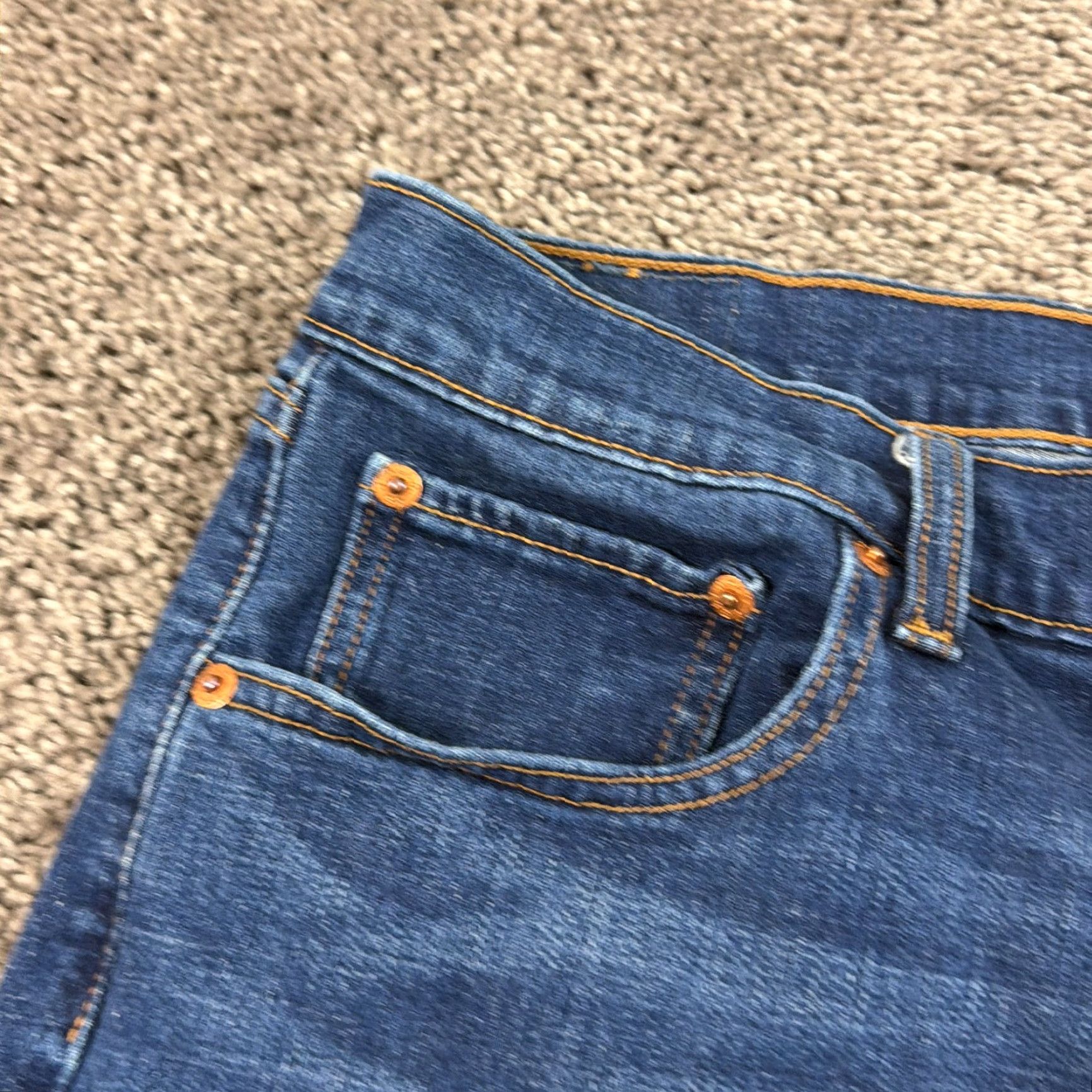 Levi's Levi's Jeans Womens 31 Bootcut Relaxed Fit Dark Wash Denim Stretch 32x31 Size 24" / US 00 / IT 34 - 4 Thumbnail