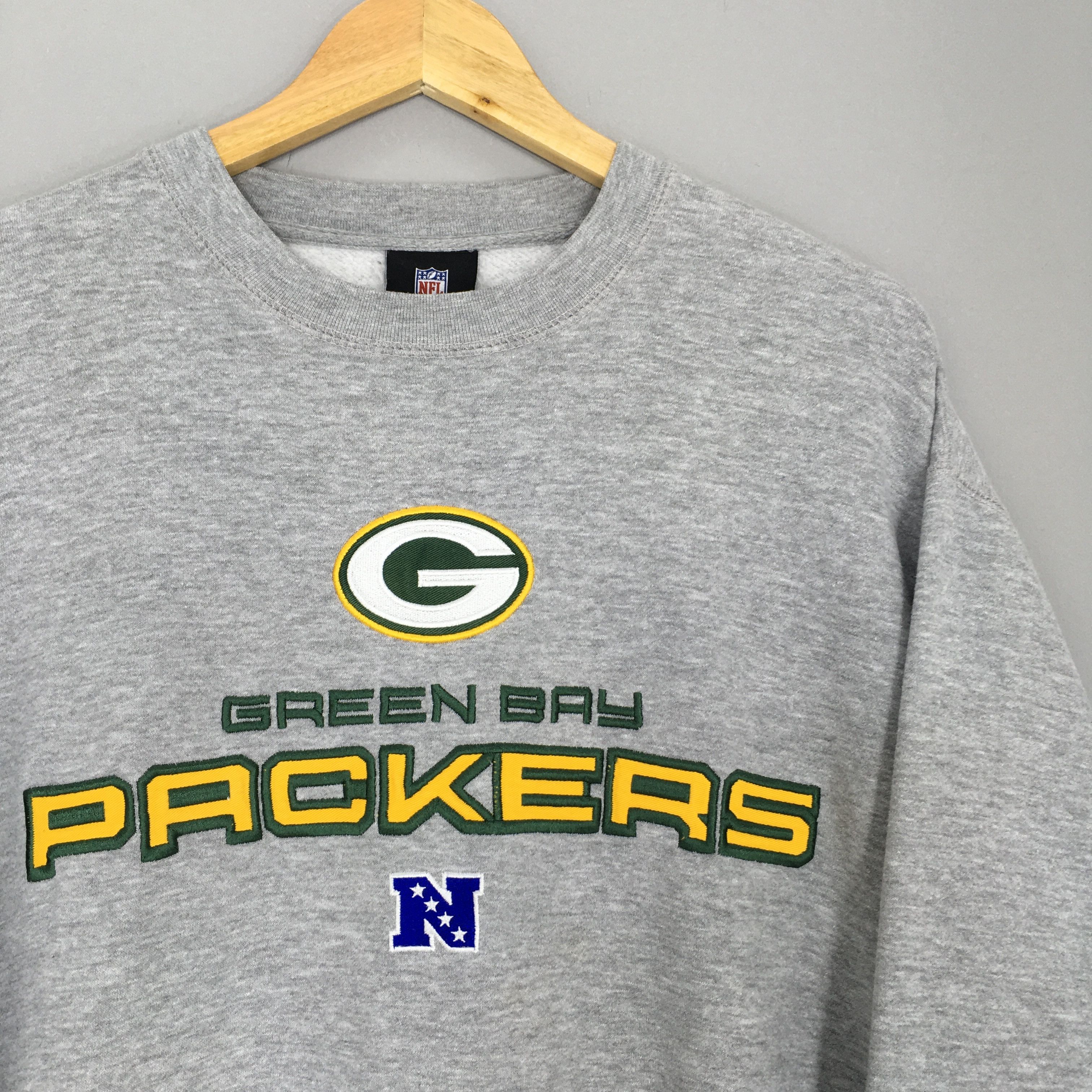 NFL × Vintage Vintage Green Bay Packers NFL Boxy Sweatshirt XLarge Size US XL / EU 56 / 4 - 2 Thumbnail