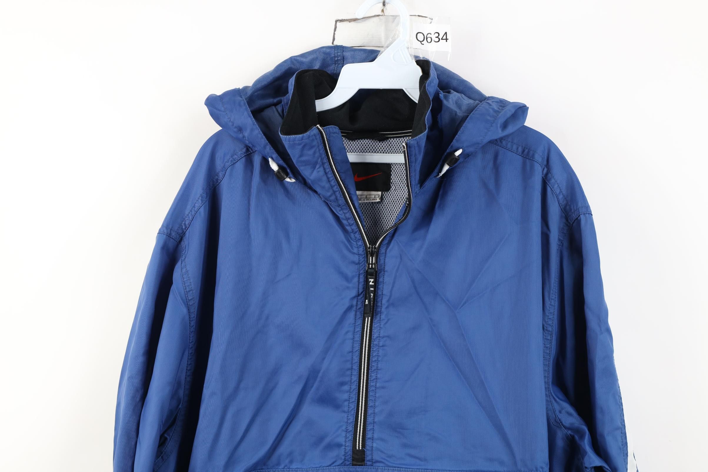 Nike Vintage 90s Nike Scott Mini Swoosh Anorak Windbreaker Jacket Size US L / EU 52-54 / 3 - 2 Thumbnail