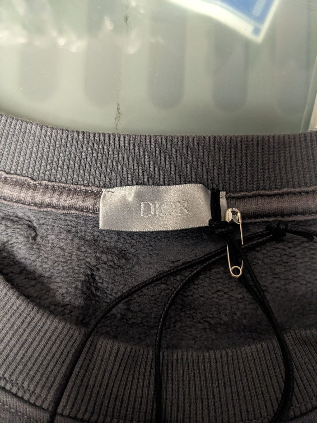 Dior CHRISTIAN DIOR X CACTUS JACK OVERSIZED SWEATSHIRT XL GREY Size US XL / EU 56 / 4 - 8 Thumbnail
