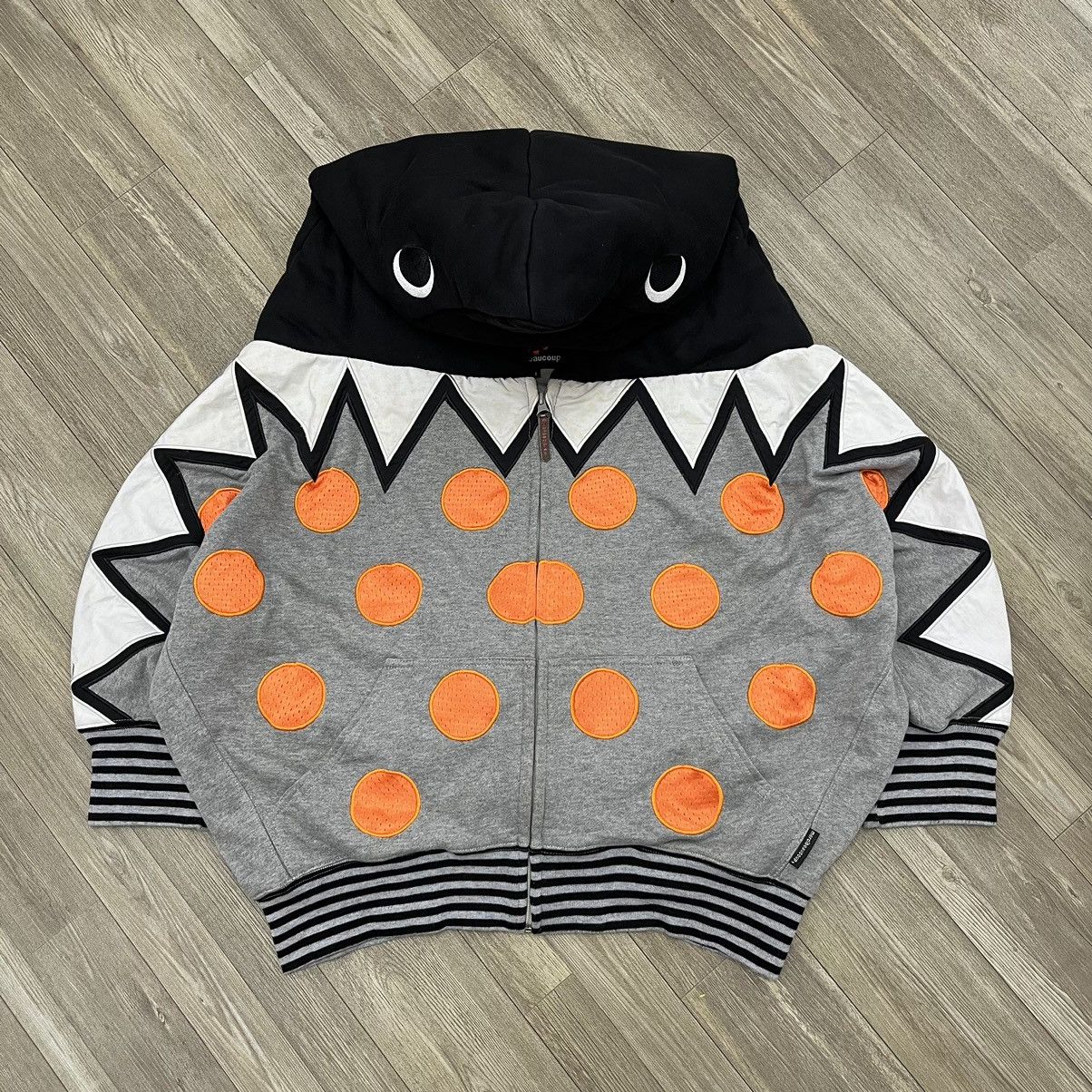 mercibeaucoup FW 2011 Mercibeaucoup by Issey Miyake Shark 3D Zip Hoodie Size US M / EU 48-50 / 2 - 2 Thumbnail