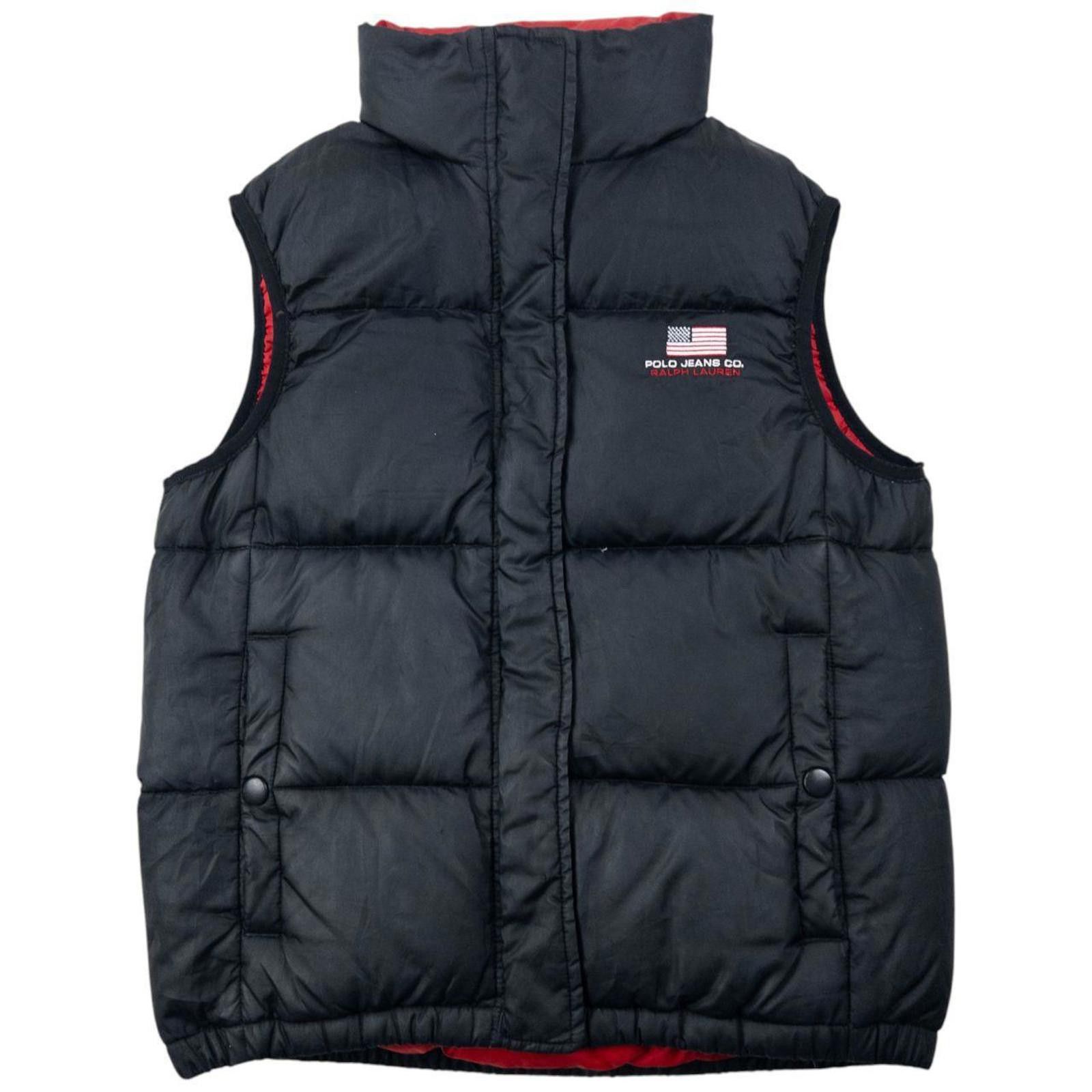 Vintage 2000s Ralph Lauren Polo Jeans Puffer Gilet Womens S
