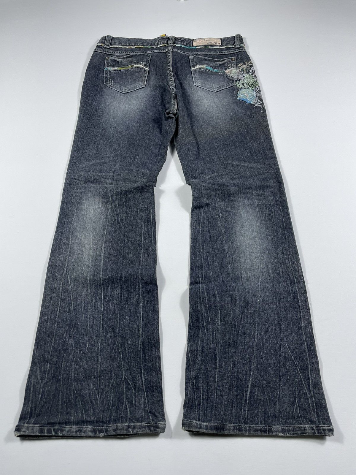Japanese Brand Odx jeans Flared Jeans Low Rise size 31-32 Size US 31 - 3 Thumbnail