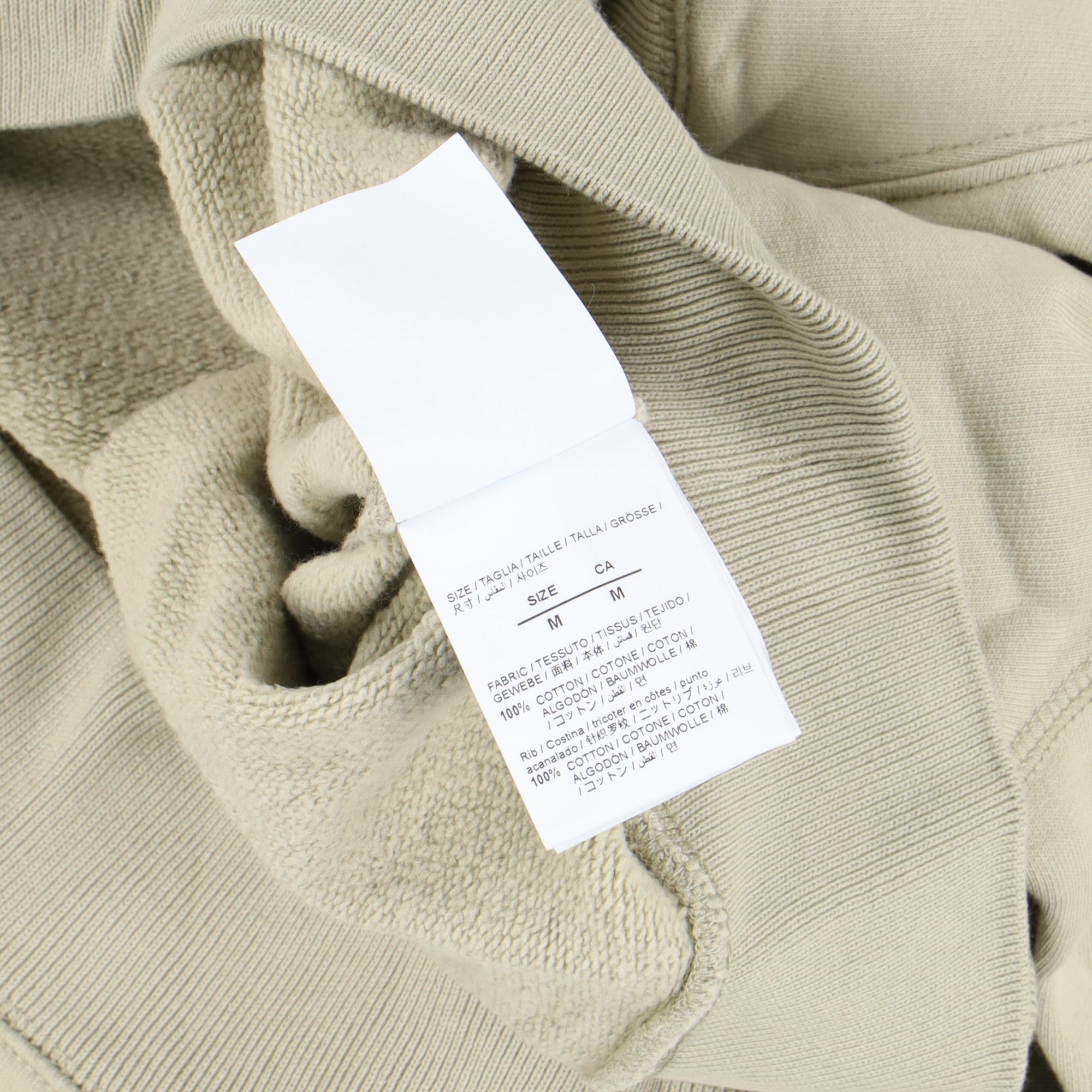 Off-White Beige Caravaggio Hand Logo Hoodie Size US M / EU 48-50 / 2 - 5 Thumbnail