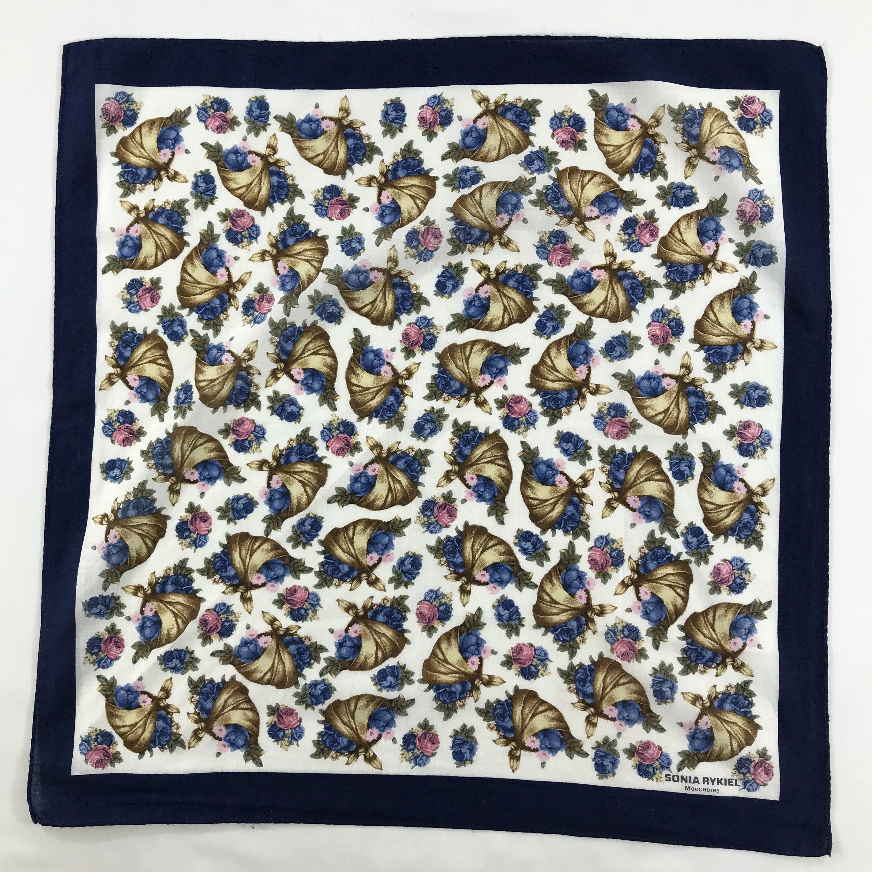 Sonia Rykiel × Vintage Sonia Rykiel Bandana / Handkerchief / Neckerchief - S1466 Size ONE SIZE - 1 Thumbnail