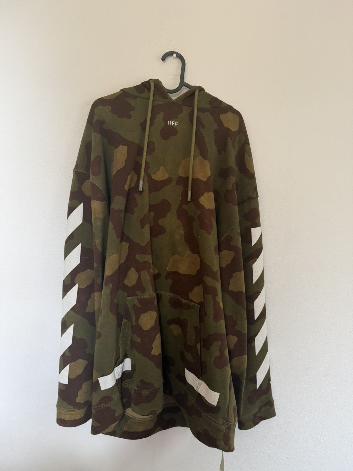 Off-White Off White Camouflage Hoodie Size US XL / EU 56 / 4 - 2 Thumbnail