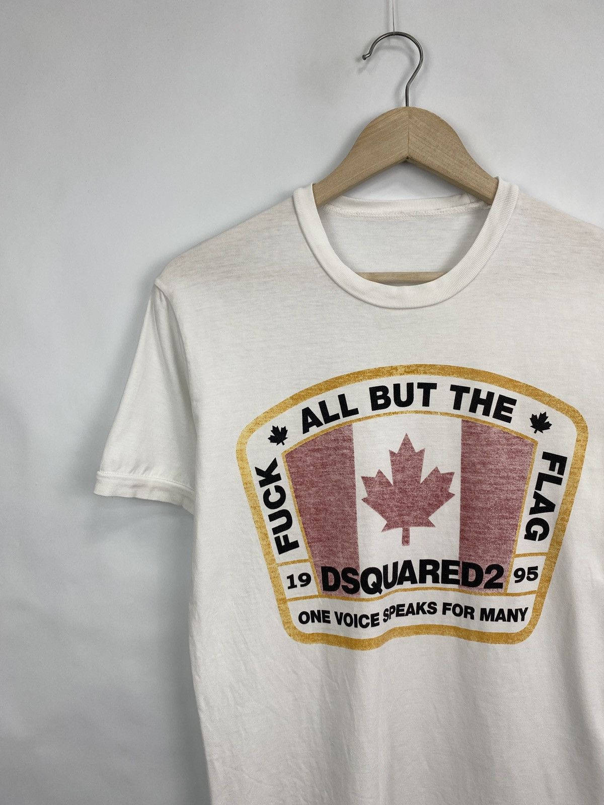 Dsquared2 🇨🇦 Dsquared2 Canada Fuck All But The Flag Y2K T-Shirt Rare Size US S / EU 44-46 / 1 - 2 Thumbnail