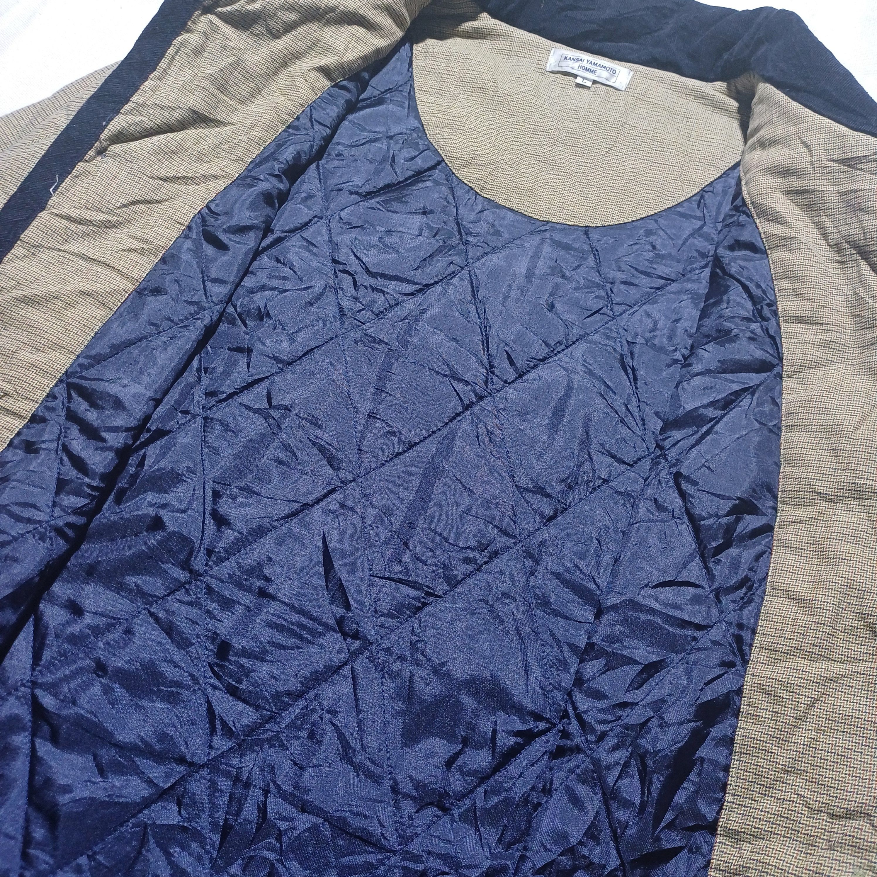 Kansai Yamamoto Quilted Jacket Vintage Corduroy Collar Size US L / EU 52-54 / 3 - 7 Thumbnail