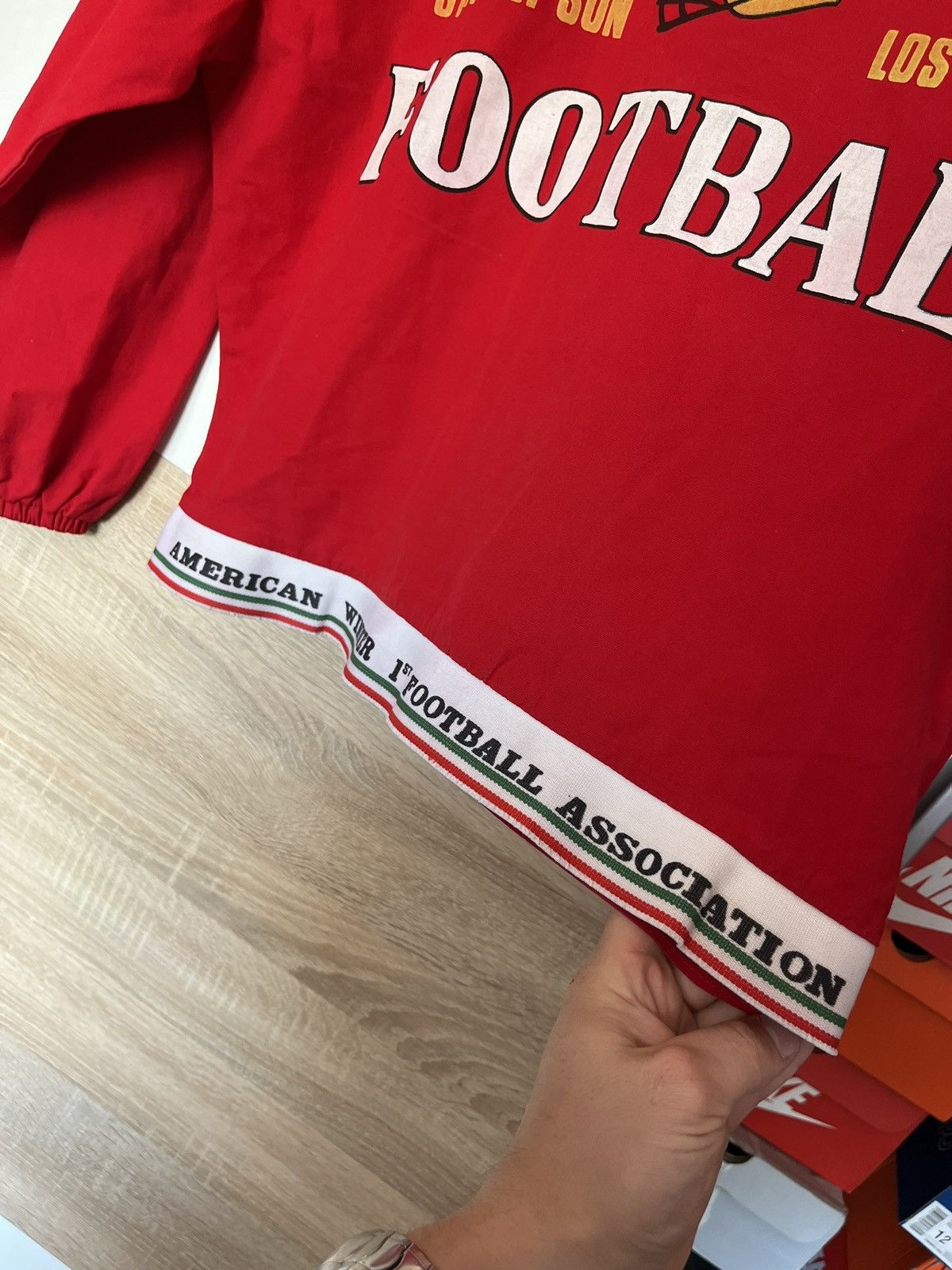 NFL × Vintage Vintage 1950 NFL Los Angeles Angels Ranger Zip Up Jacket 80’ Size US M / EU 48-50 / 2 - 5 Thumbnail