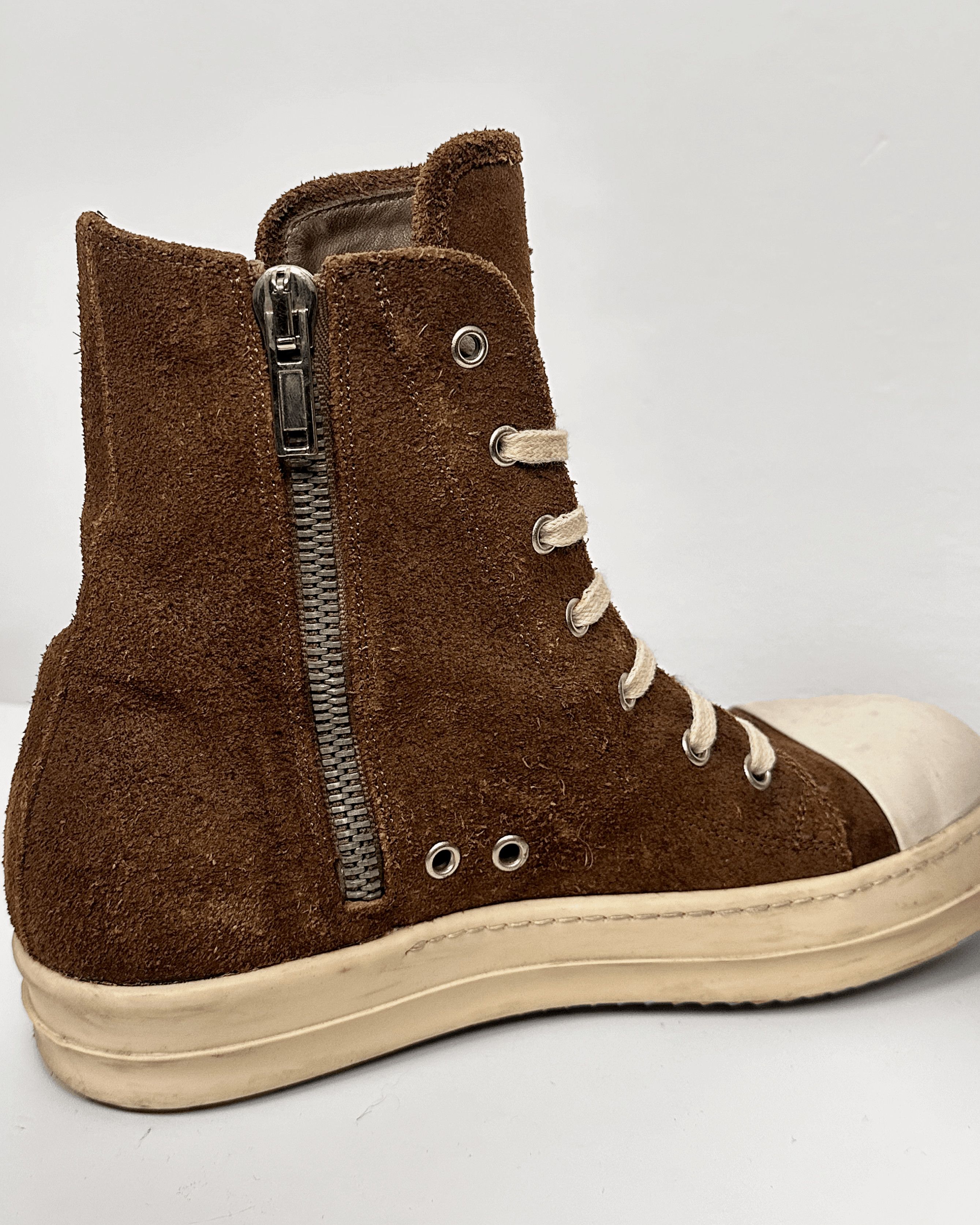 Rick Owens Rick Owens OG Mainline Suede Brown Ramones Size US 8.5 / EU 41-42 - 6 Thumbnail