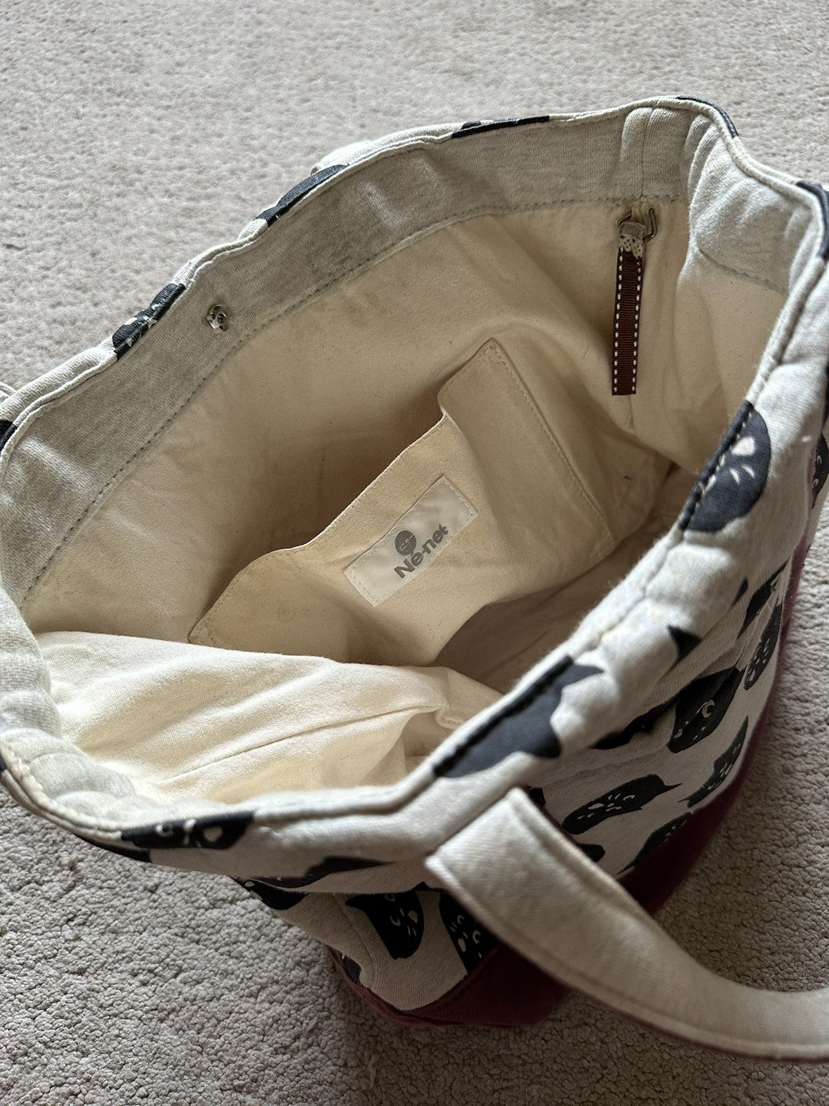Issey Miyake 1990s Ne-net Cat Tote bag Size ONE SIZE - 8 Thumbnail